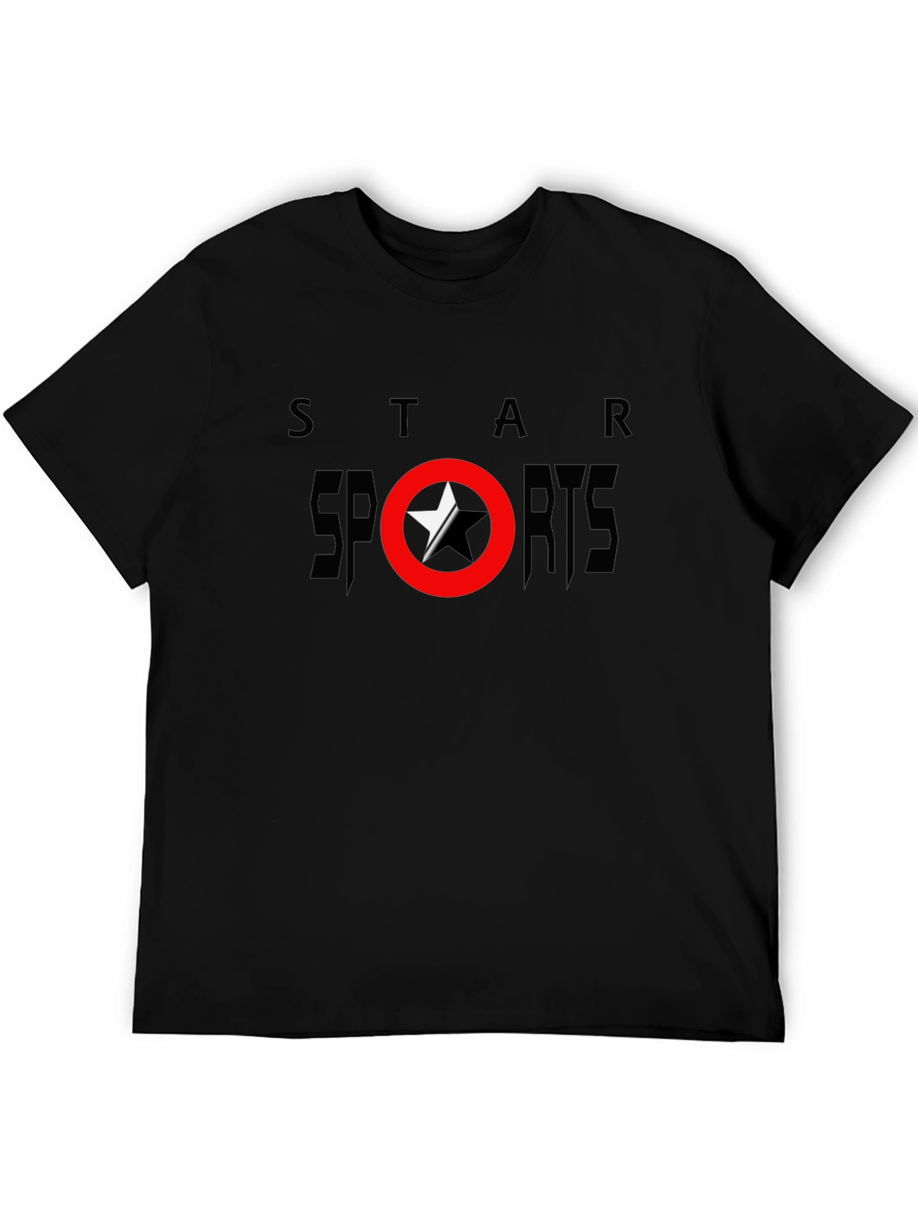 Star Sports Black T-Shirt