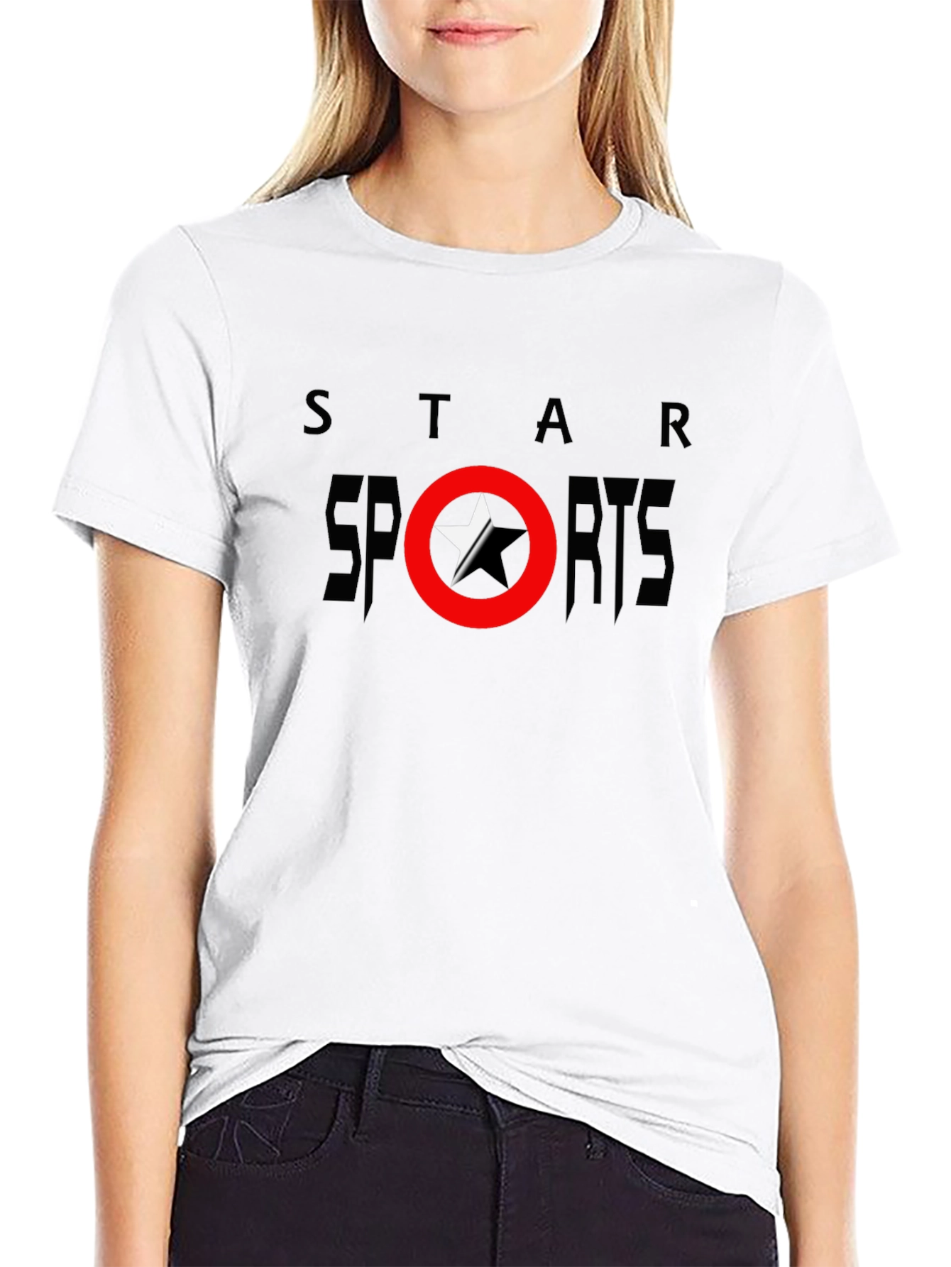 Star Sports Black T-Shirt