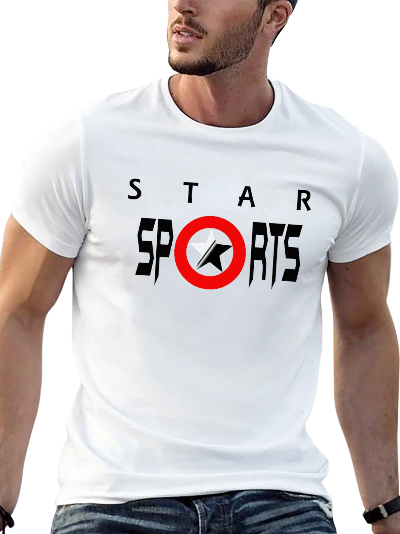 Star Sports Black T-Shirt