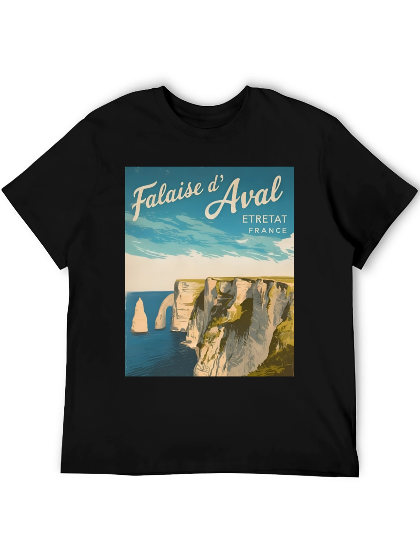 Falaise dAval Etretat France T-Shirt