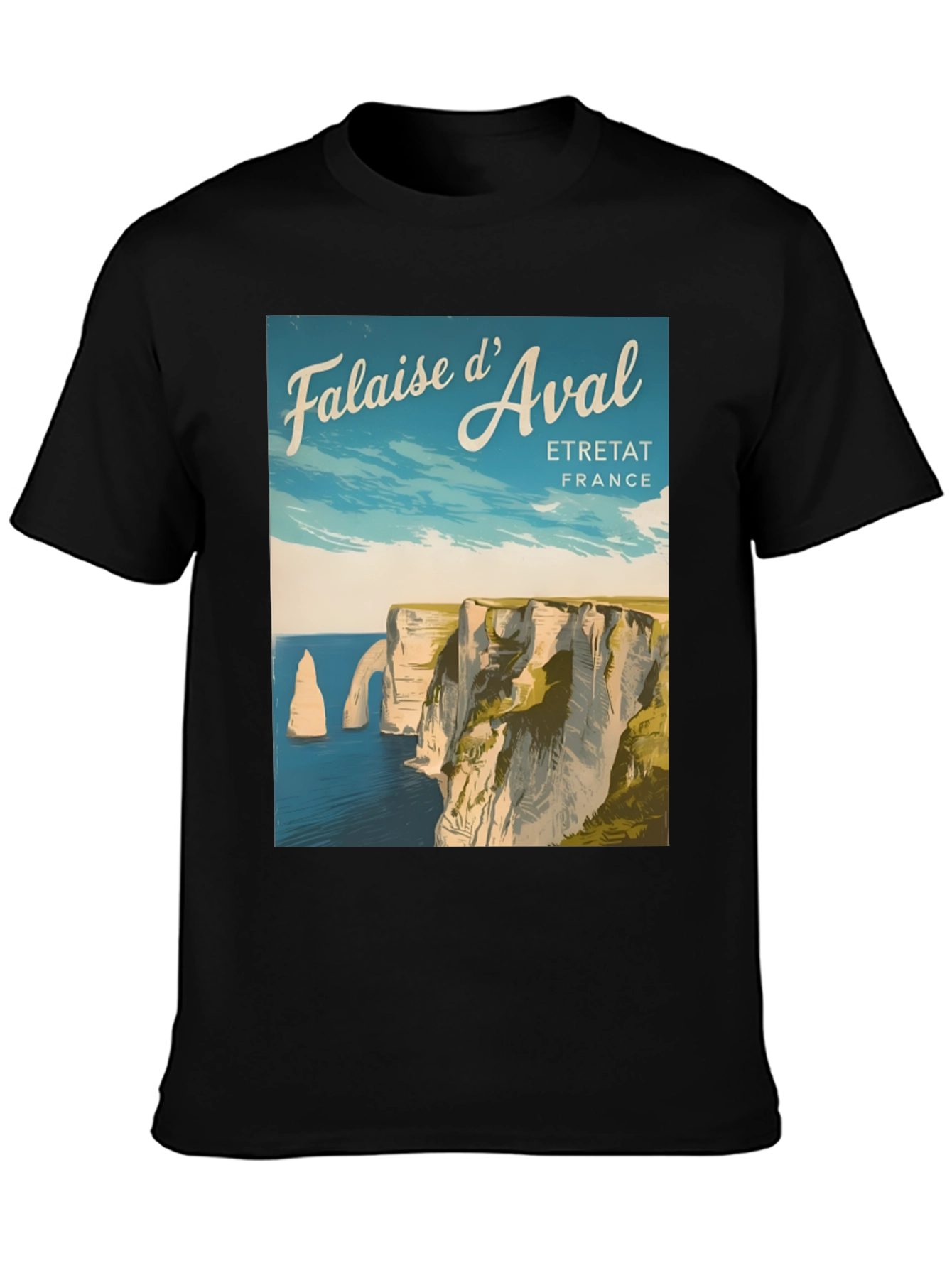 Falaise dAval Etretat France T-Shirt