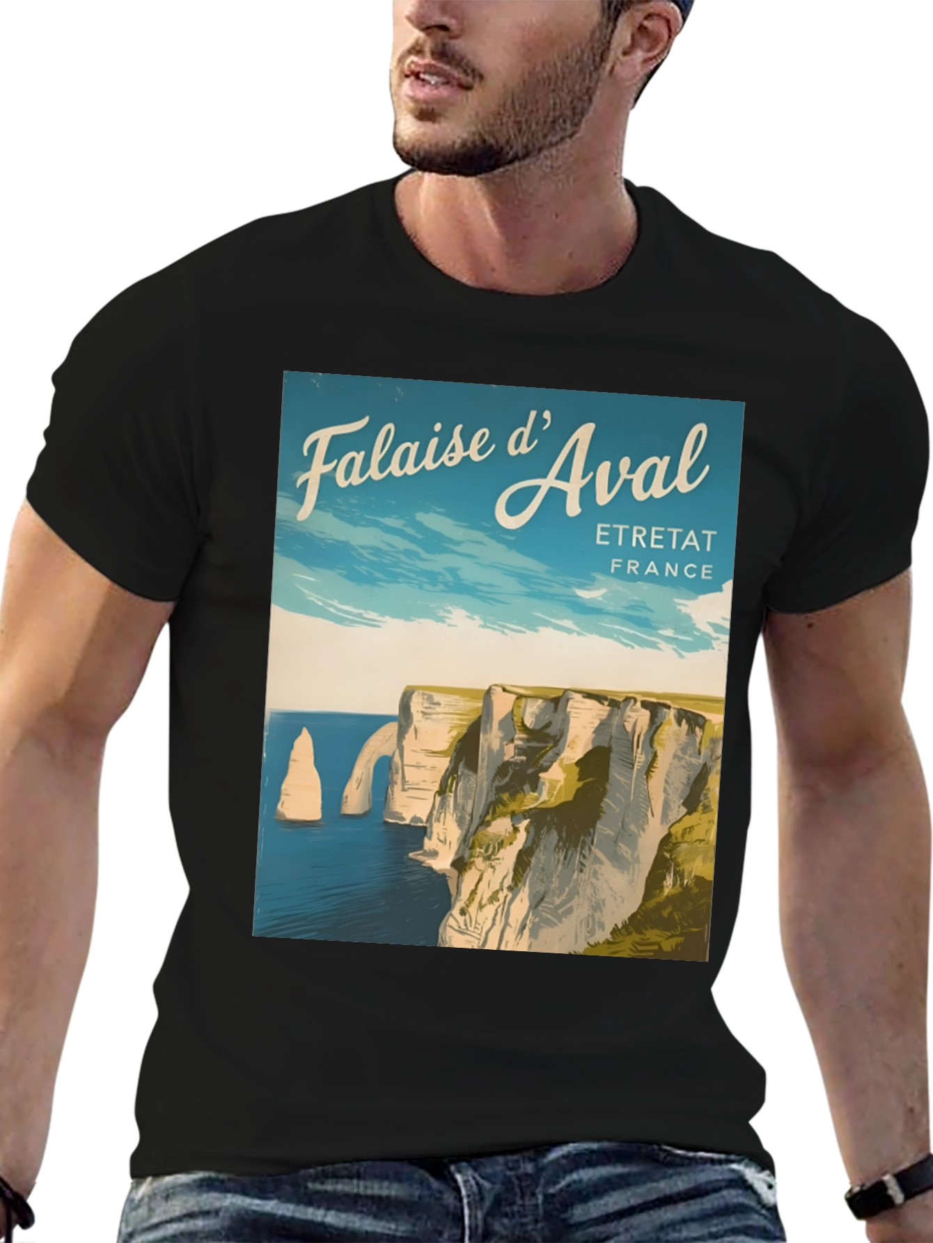Falaise dAval Etretat France T-Shirt