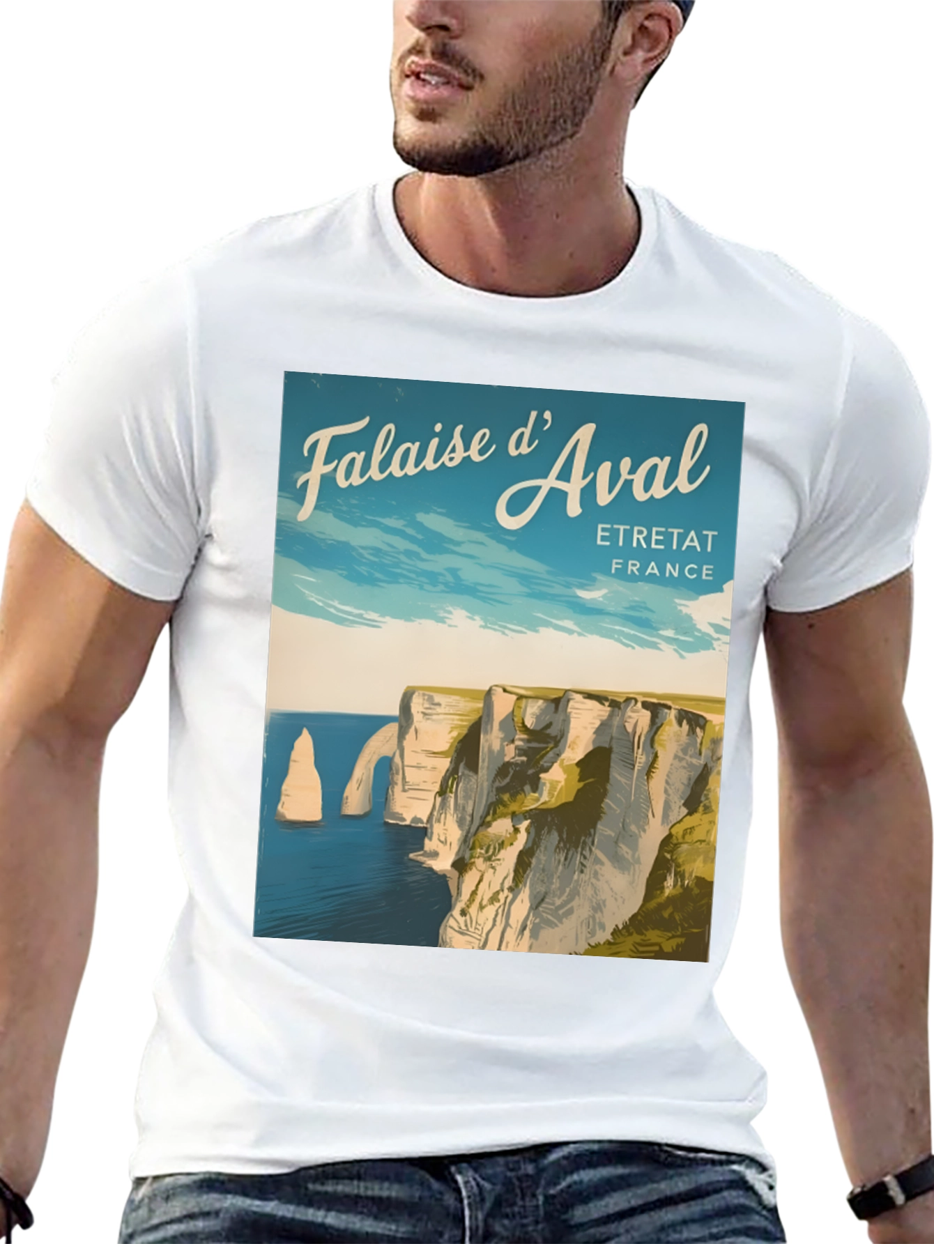 Falaise dAval Etretat France T-Shirt