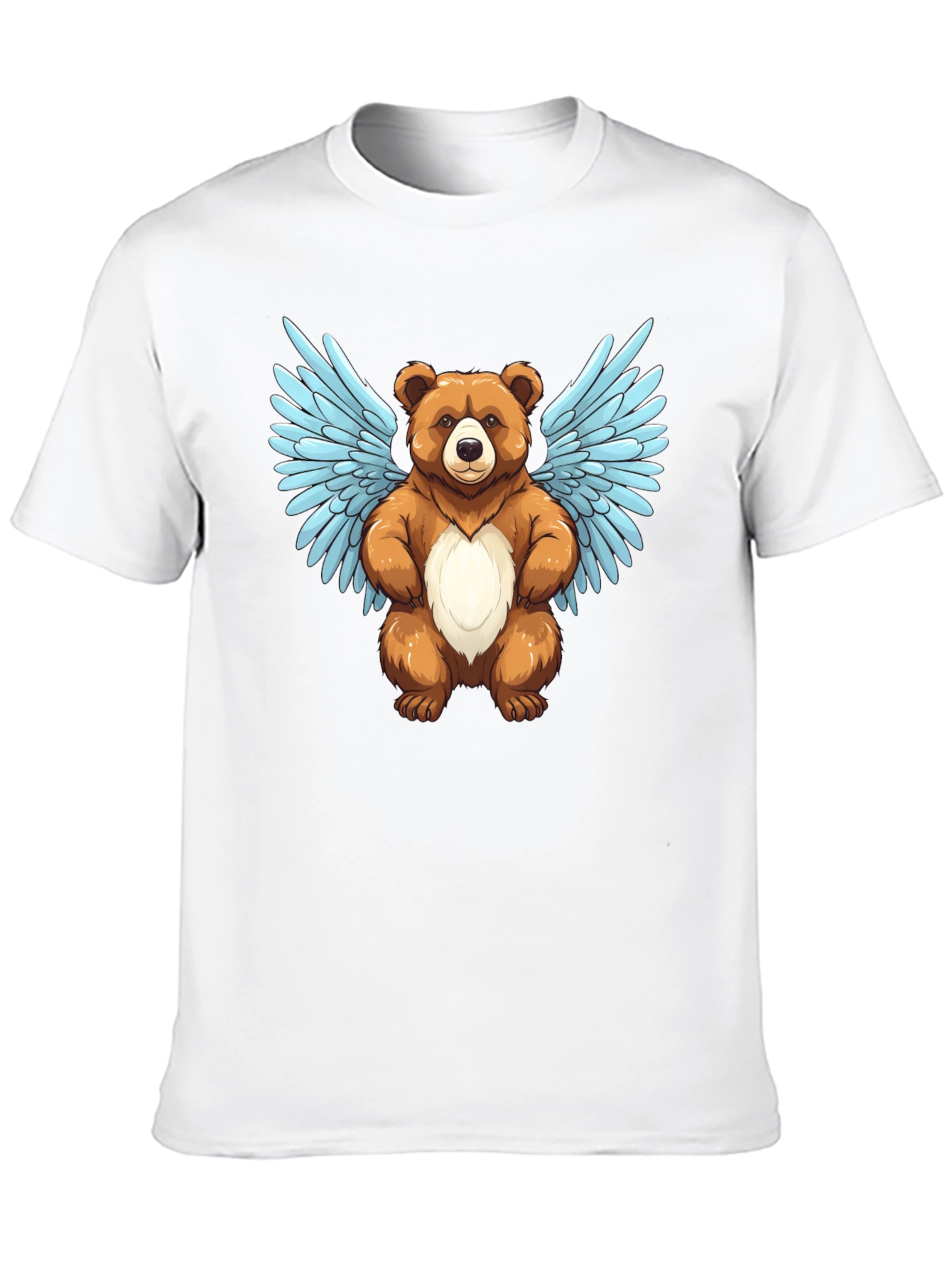 Winged Bear Graphic T-Shirt