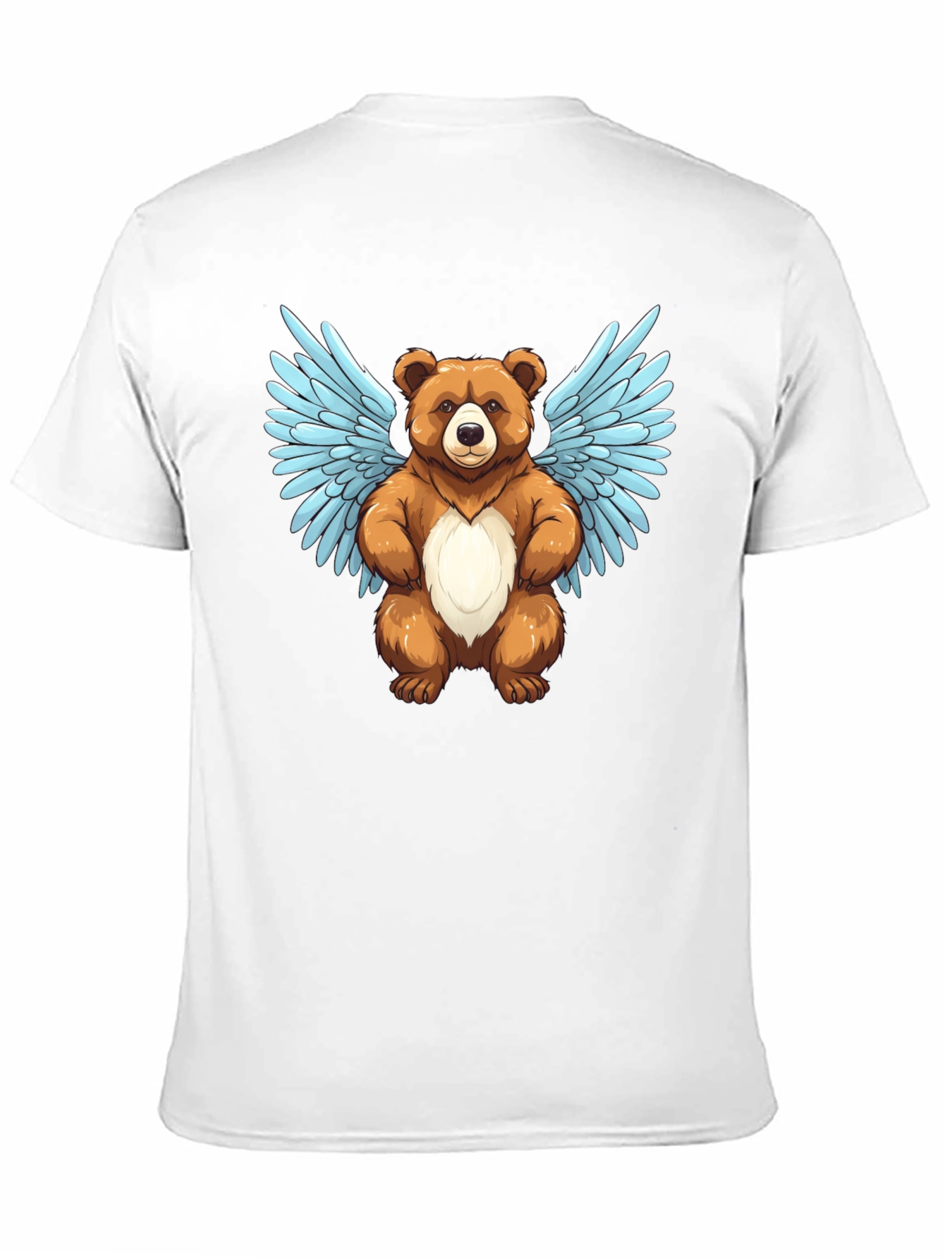 Winged Bear Graphic T-Shirt