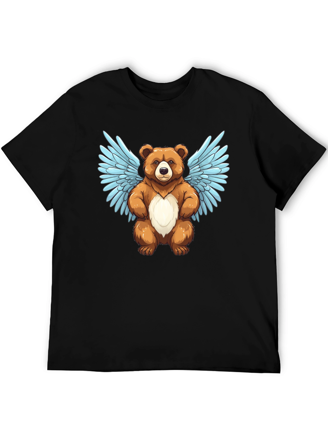 Winged Bear Graphic T-Shirt