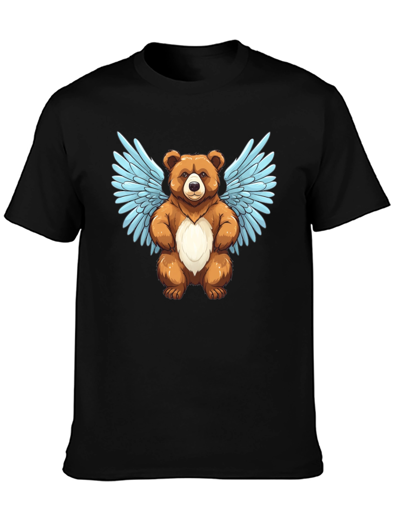 Winged Bear Graphic T-Shirt