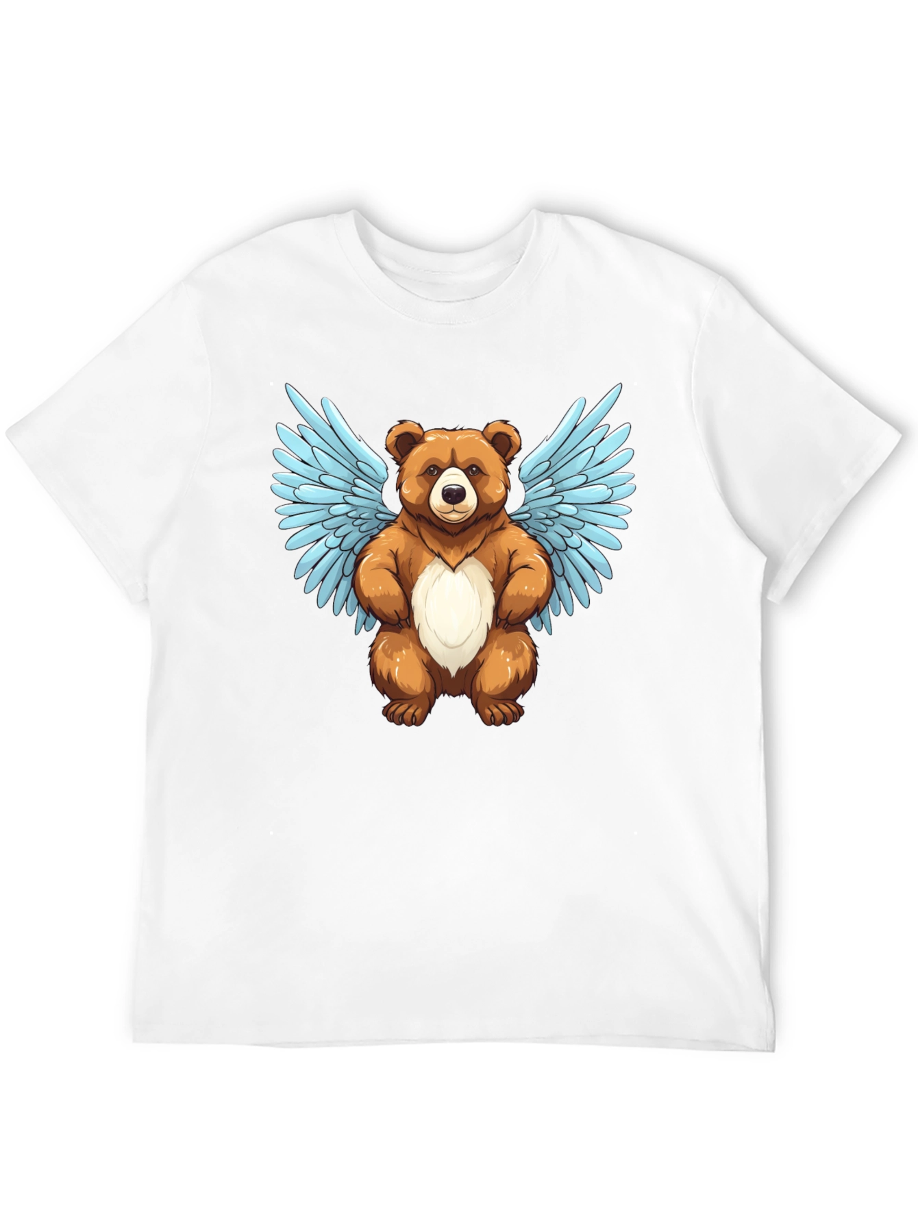 Winged Bear Graphic T-Shirt