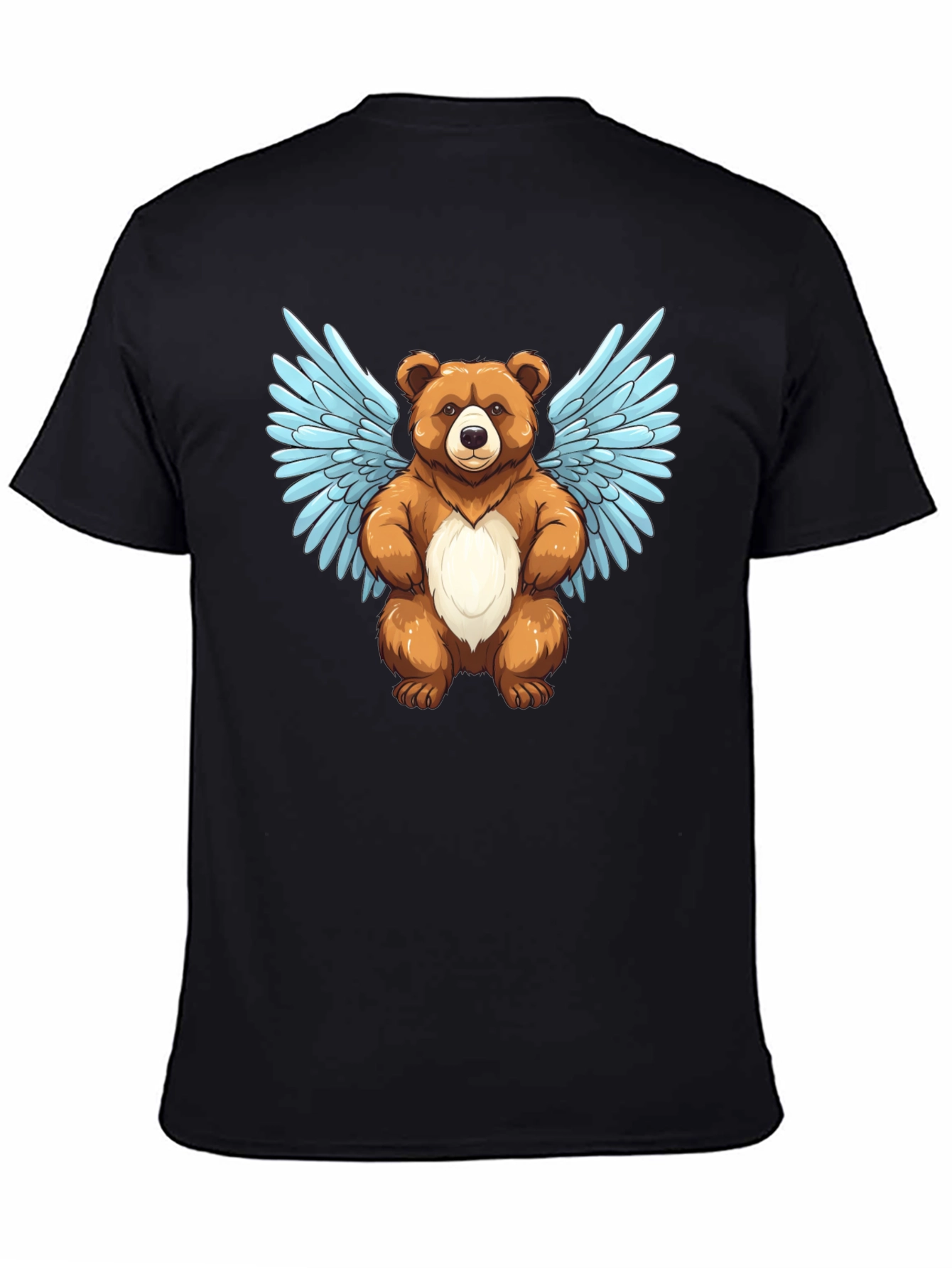 Winged Bear Graphic T-Shirt