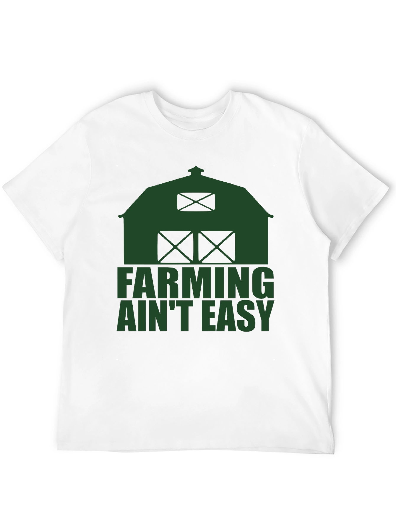 Farming Aint Easy T-Shirt - Black