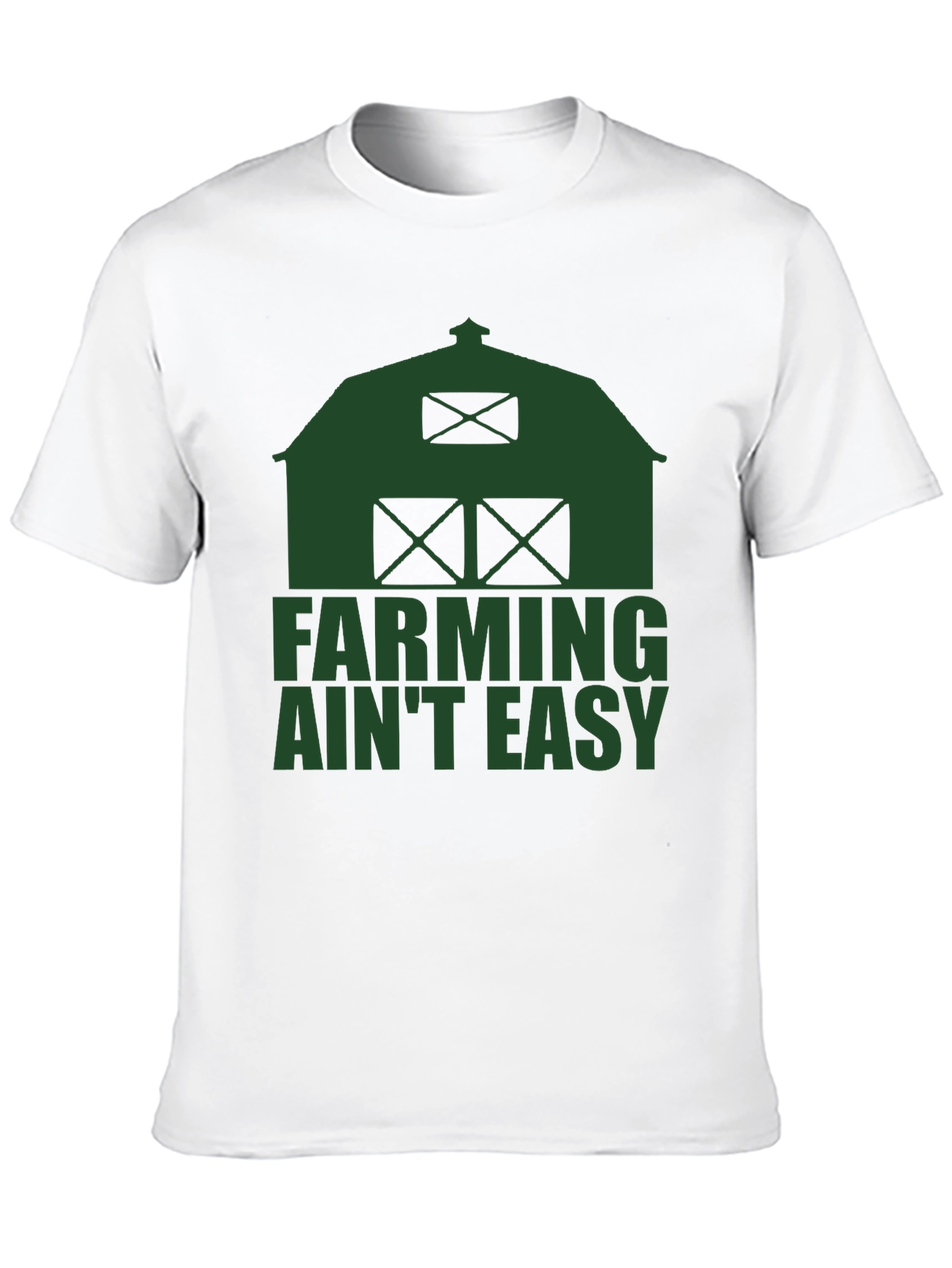 Farming Aint Easy T-Shirt - Black