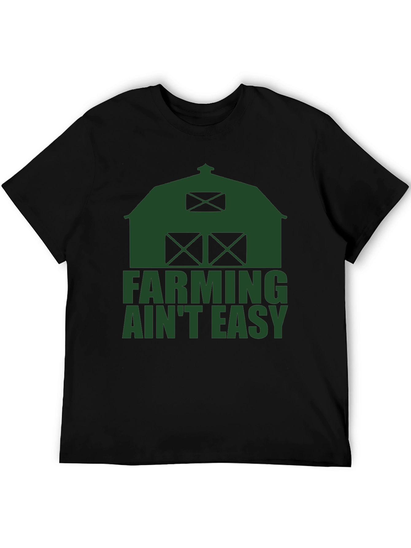 Farming Aint Easy T-Shirt - Black