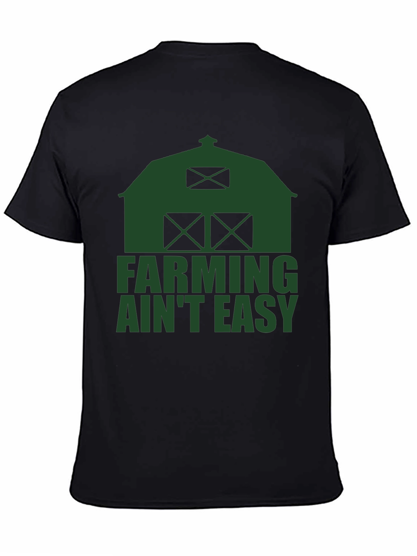 Farming Aint Easy T-Shirt - Black