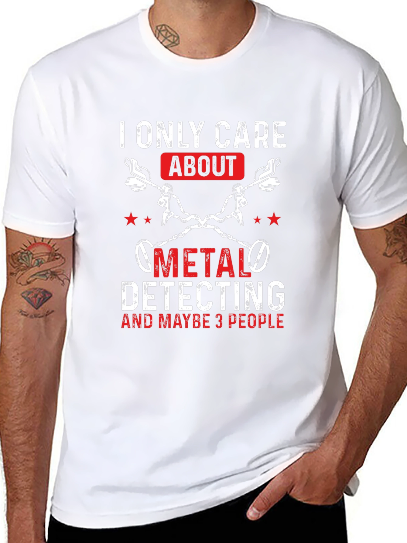 Metal Detecting T-Shirt - I Only Care About...