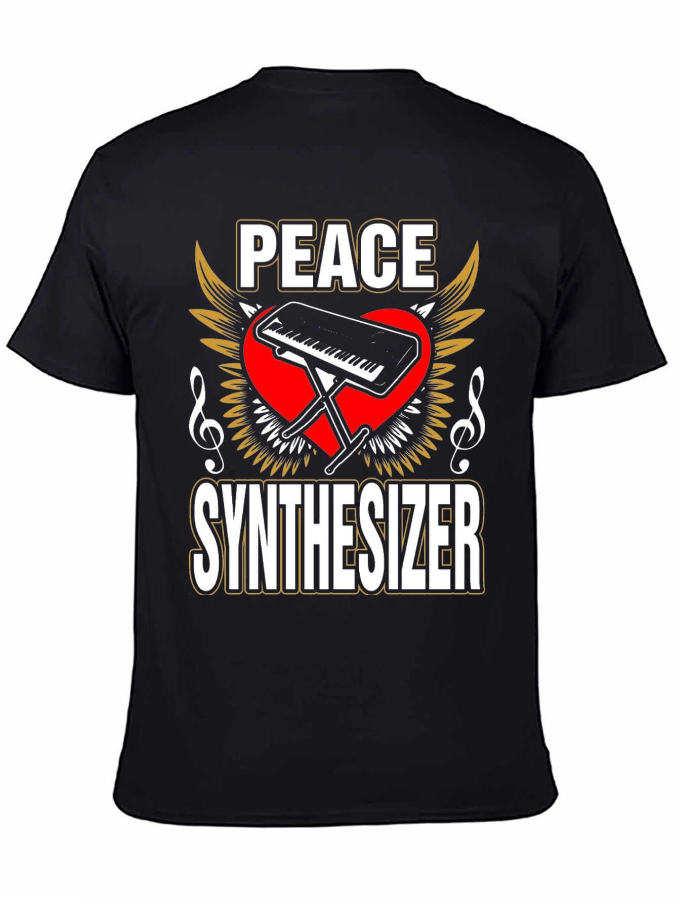 Peace Synthesizer Graphic T-Shirt