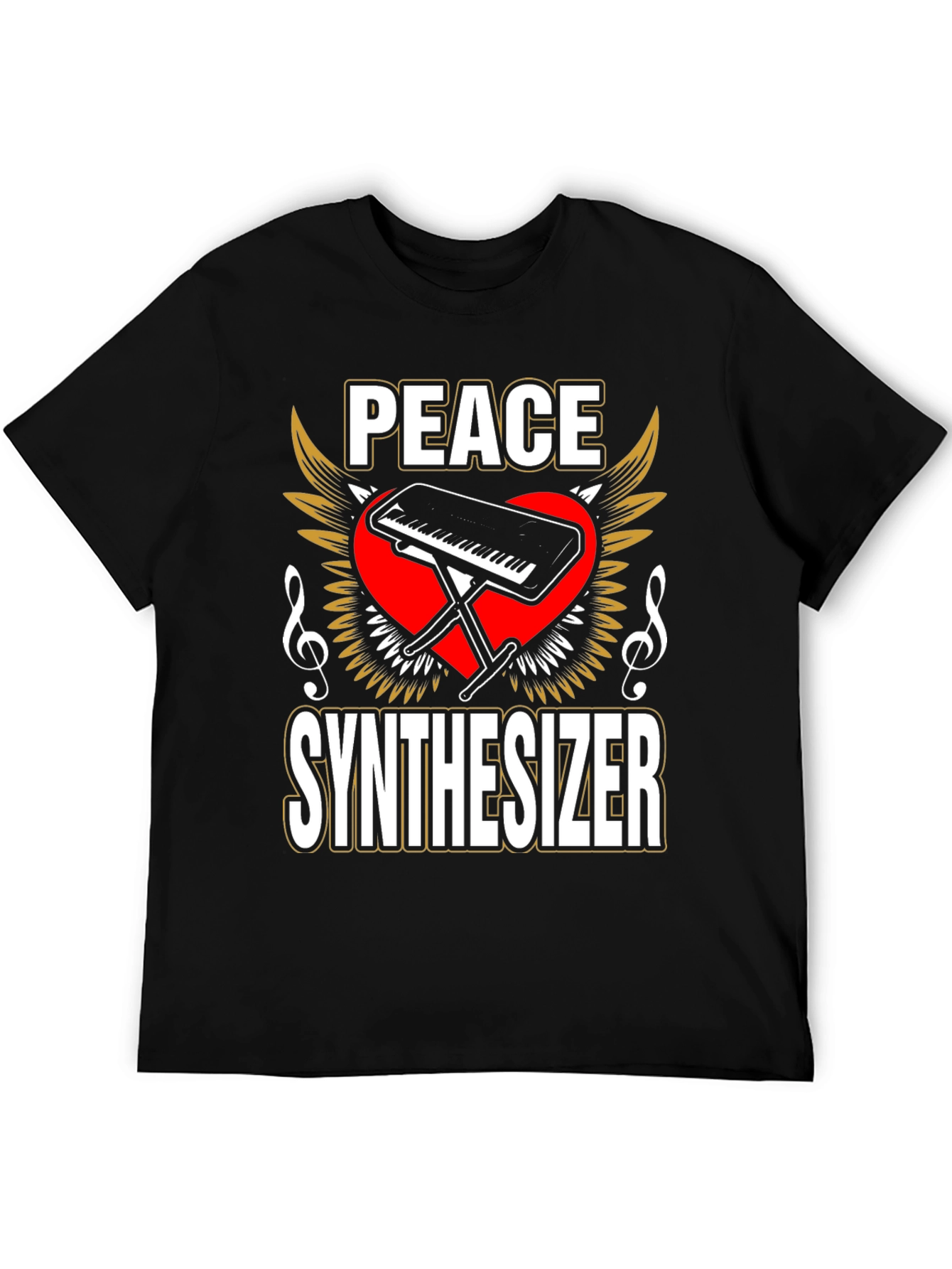 Peace Synthesizer Graphic T-Shirt