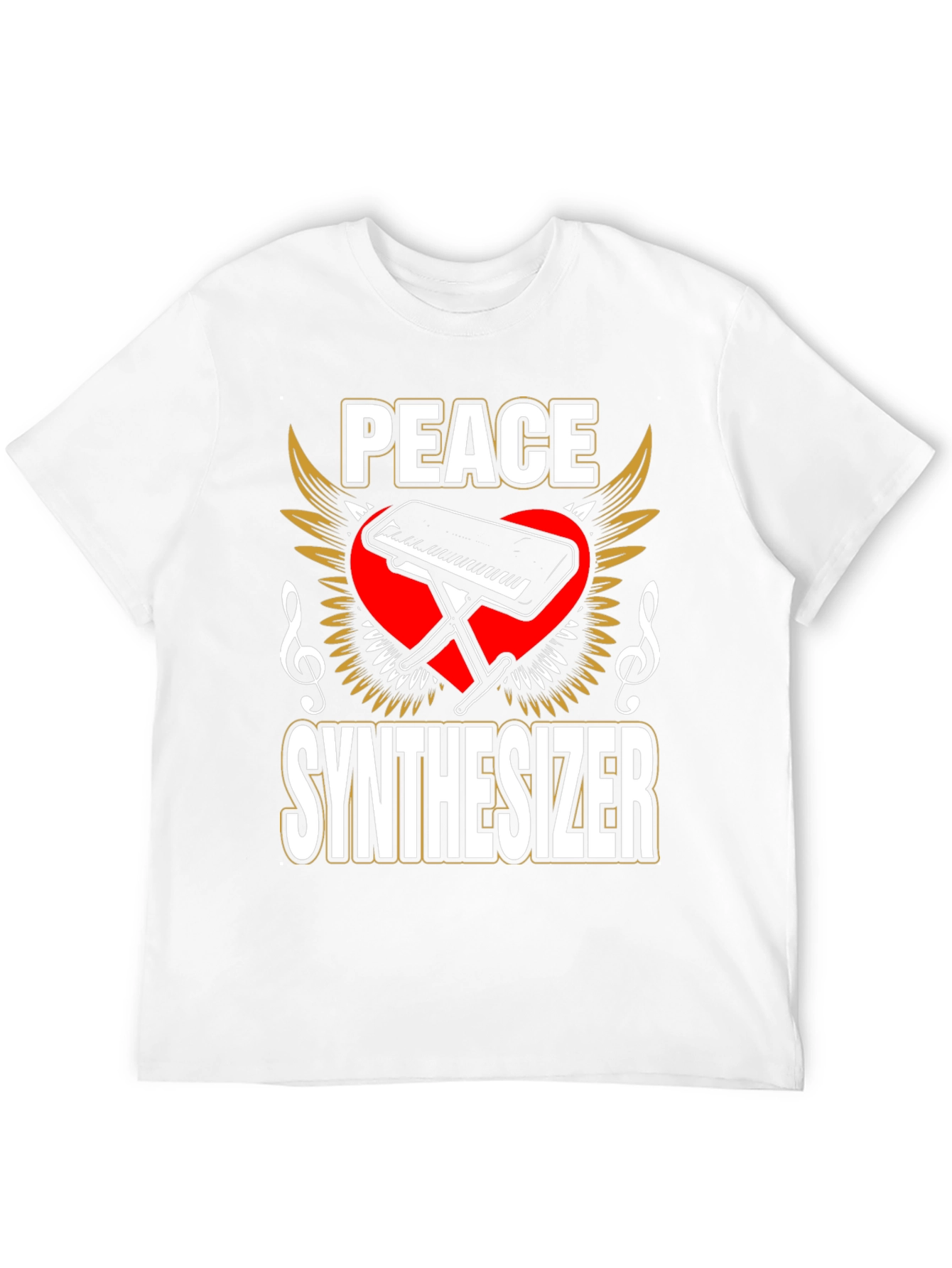 Peace Synthesizer Graphic T-Shirt