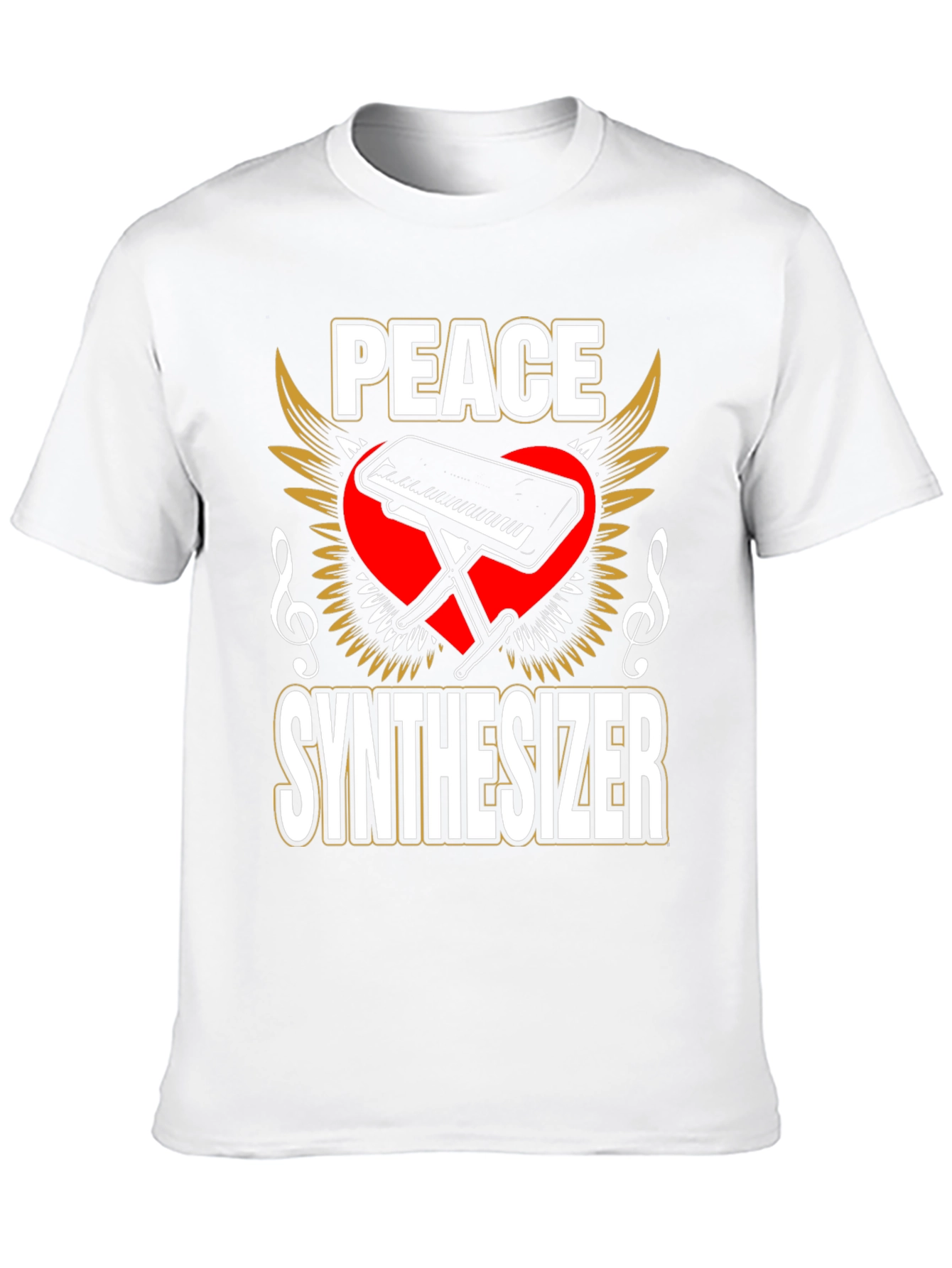 Peace Synthesizer Graphic T-Shirt