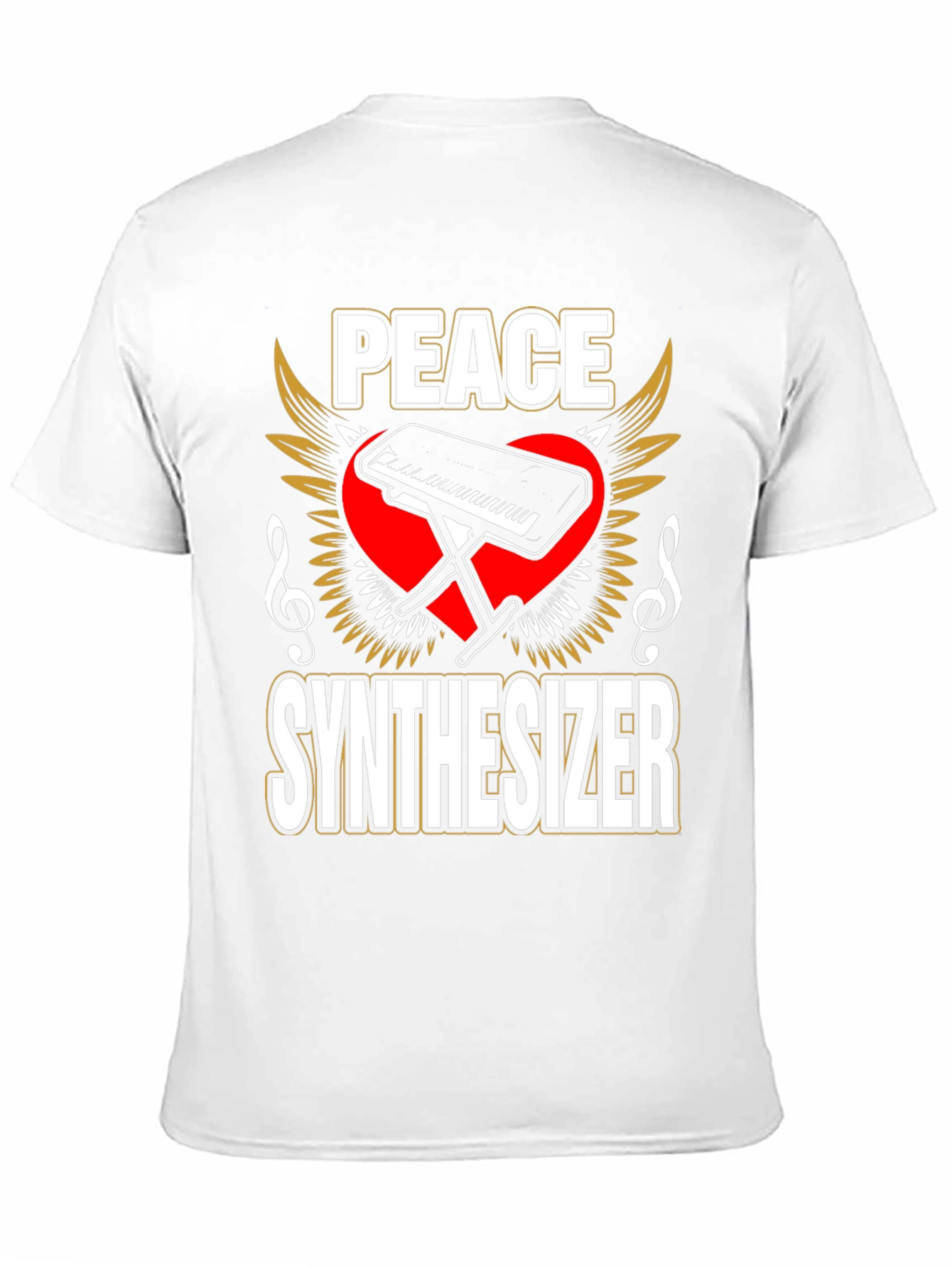 Peace Synthesizer Graphic T-Shirt