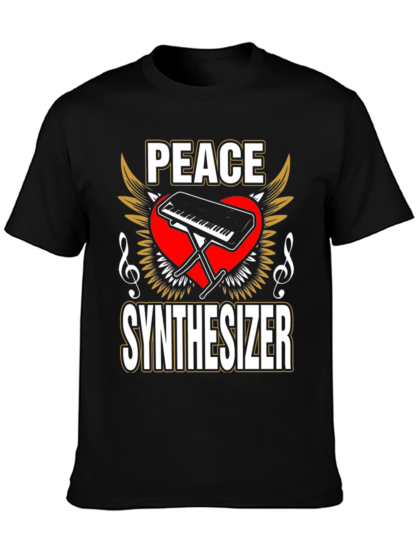 Peace Synthesizer Graphic T-Shirt
