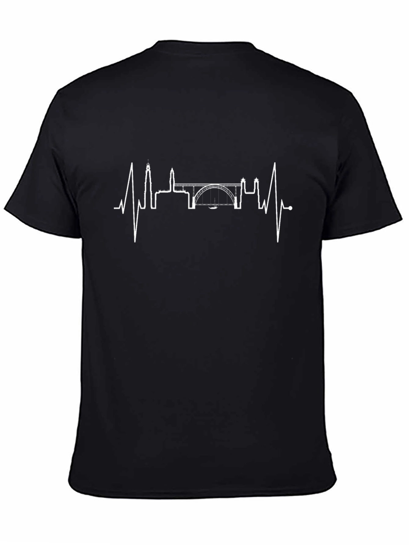 Heartbeat City Black T-Shirt