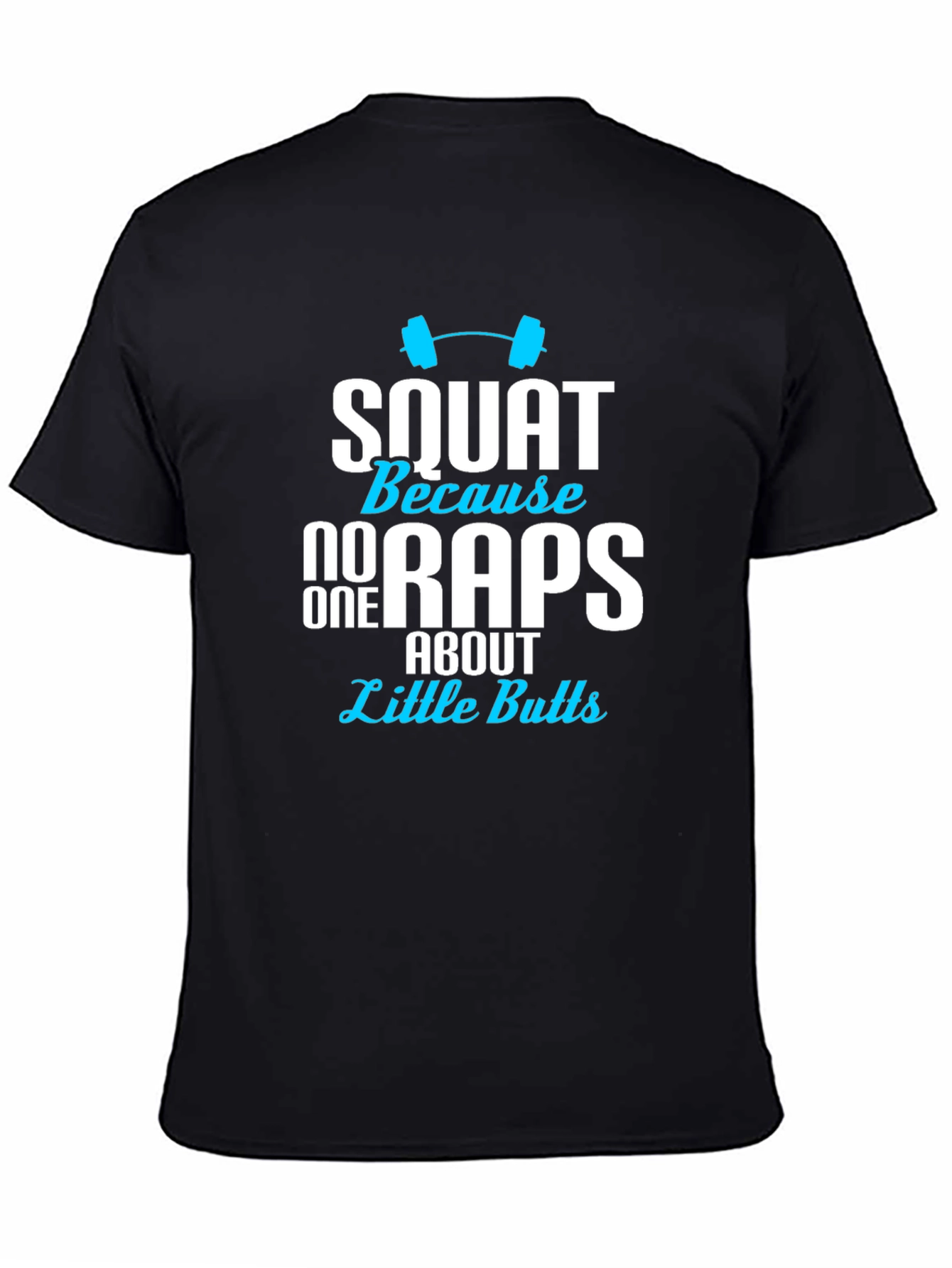 Squat Little Butts Graphic Tee - Mens Black T-Shirt