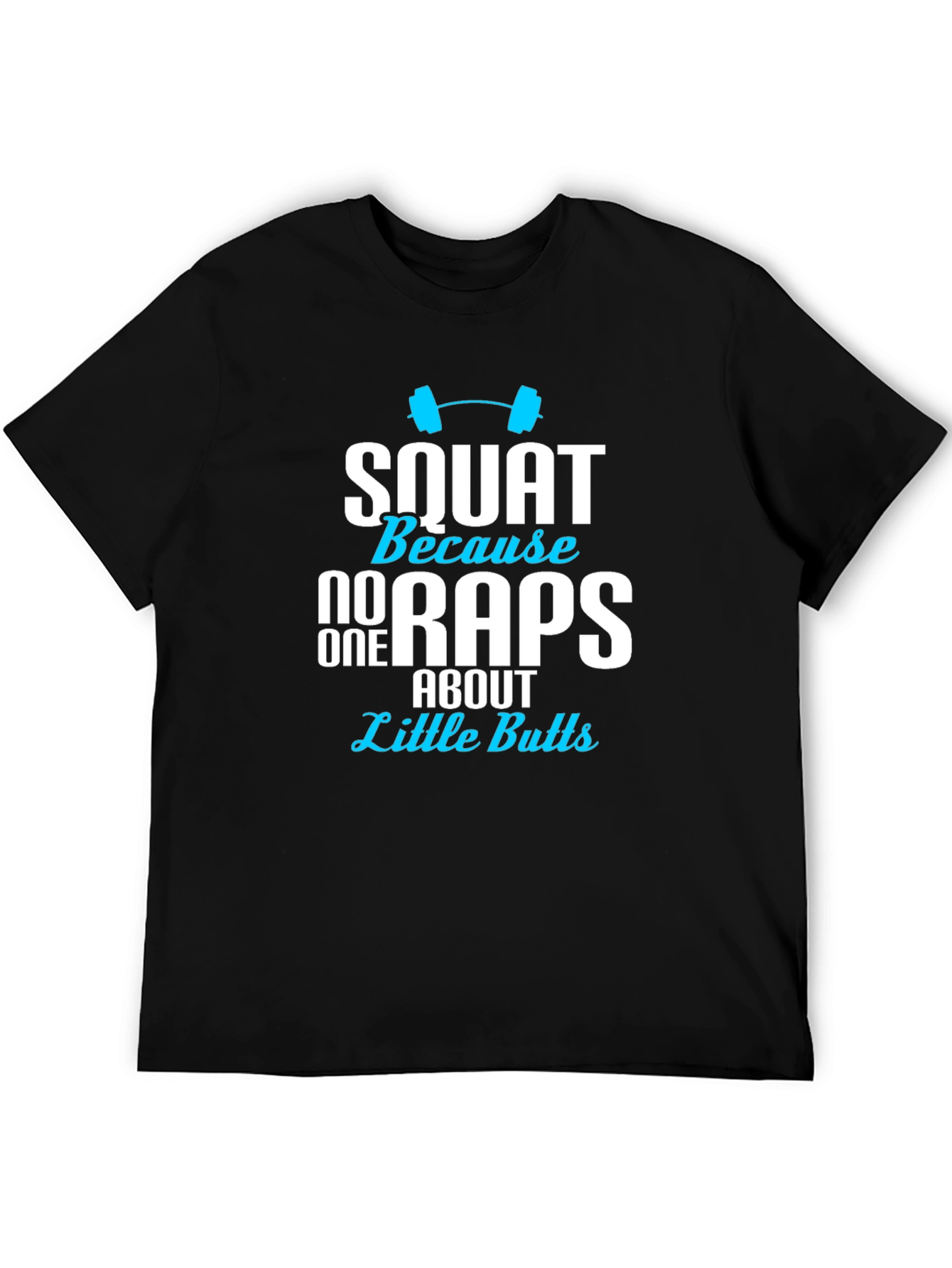 Squat Little Butts Graphic Tee - Mens Black T-Shirt