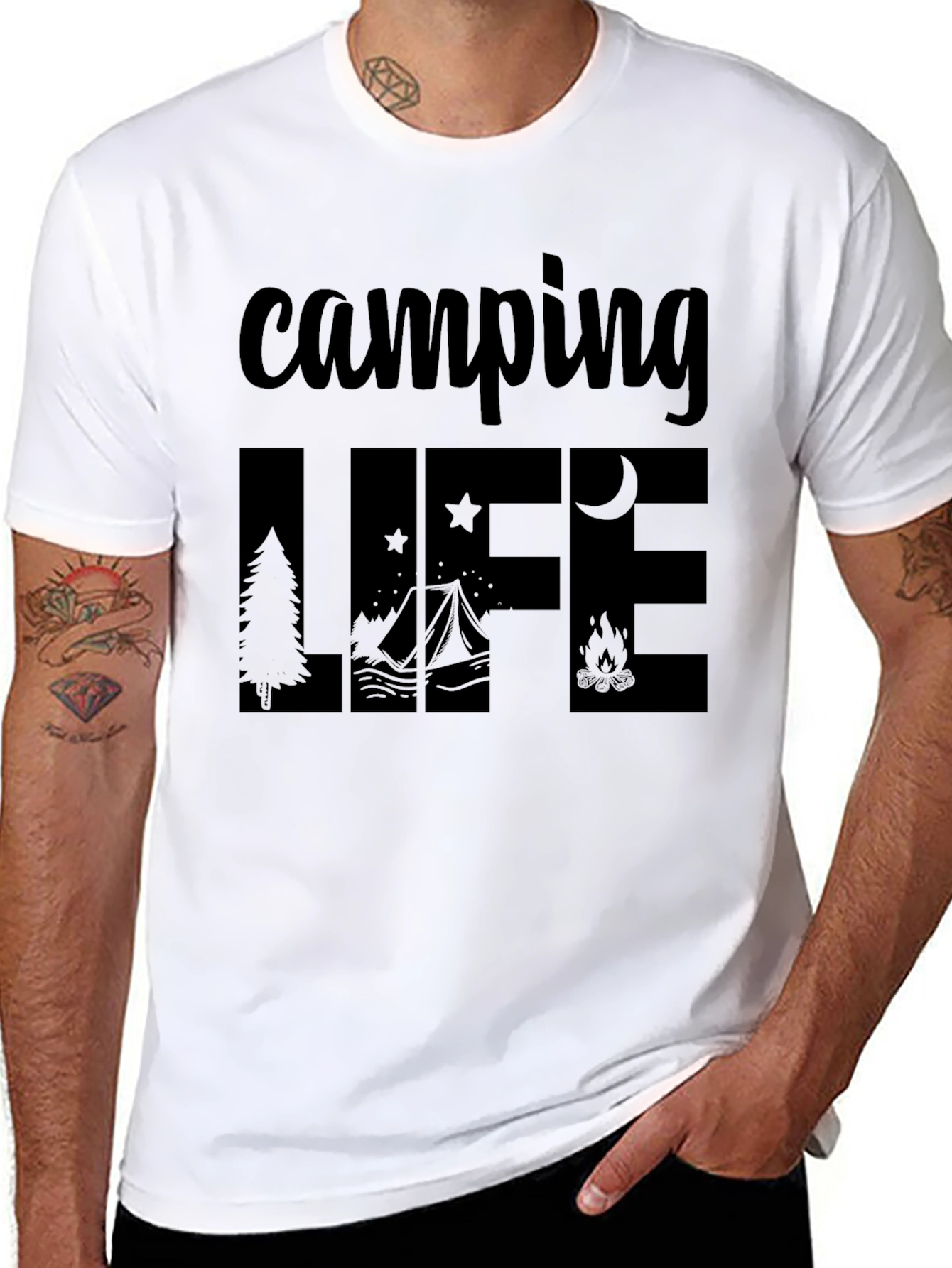 Camping Life Graphic T-Shirt - Adventure Tee