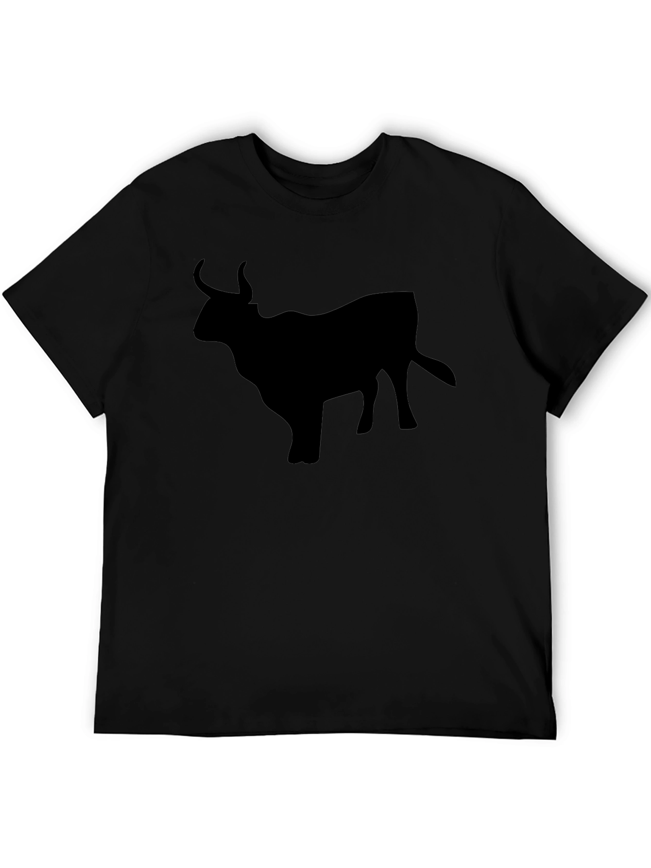 Black Bull Silhouette Graphic Tee