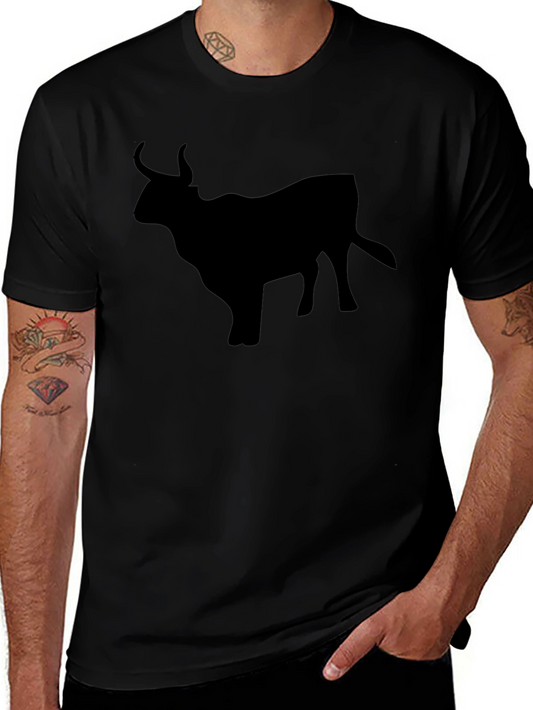 Black Bull Silhouette Graphic Tee