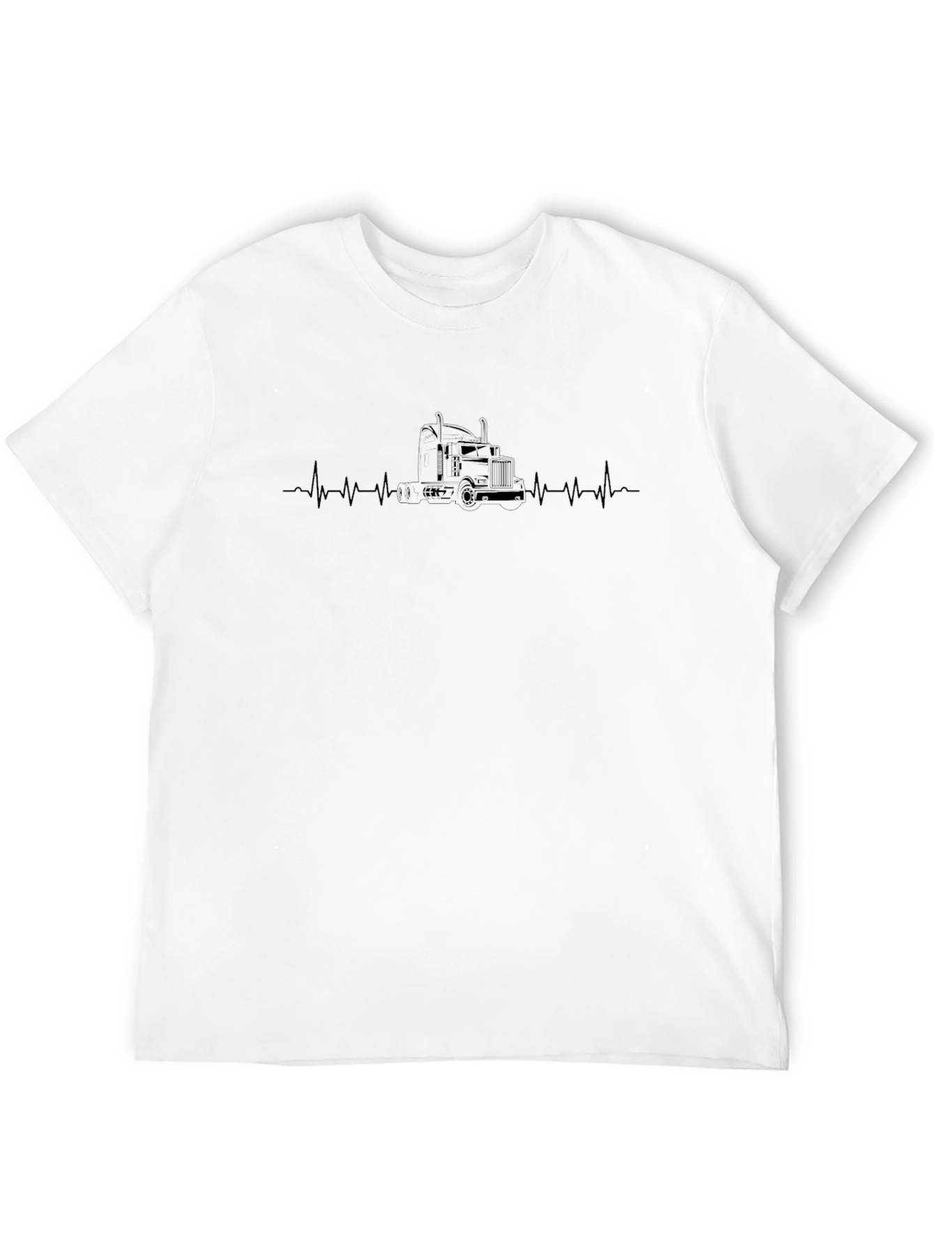 Truck Heartbeat T-Shirt - Drivers Life