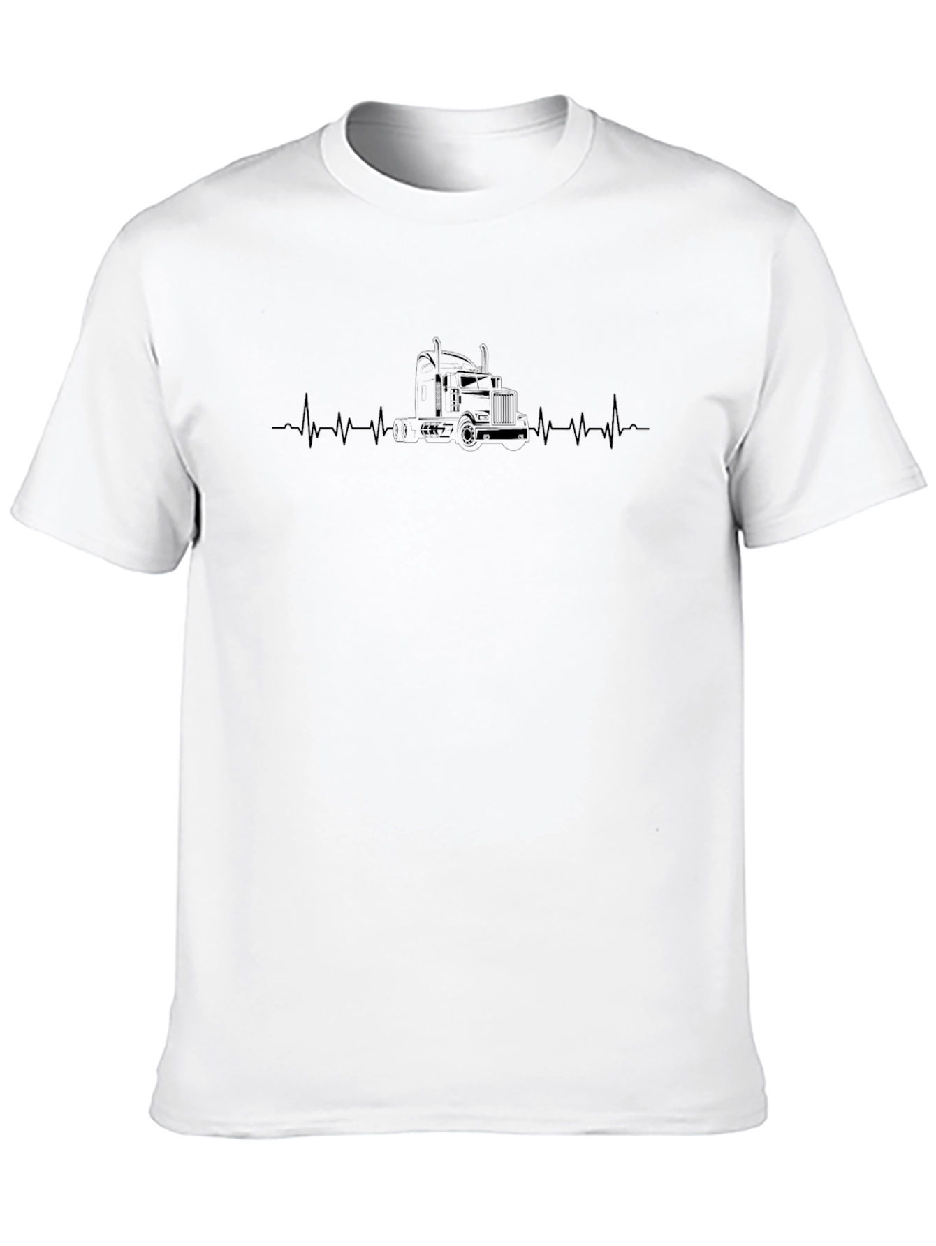 Truck Heartbeat T-Shirt - Drivers Life