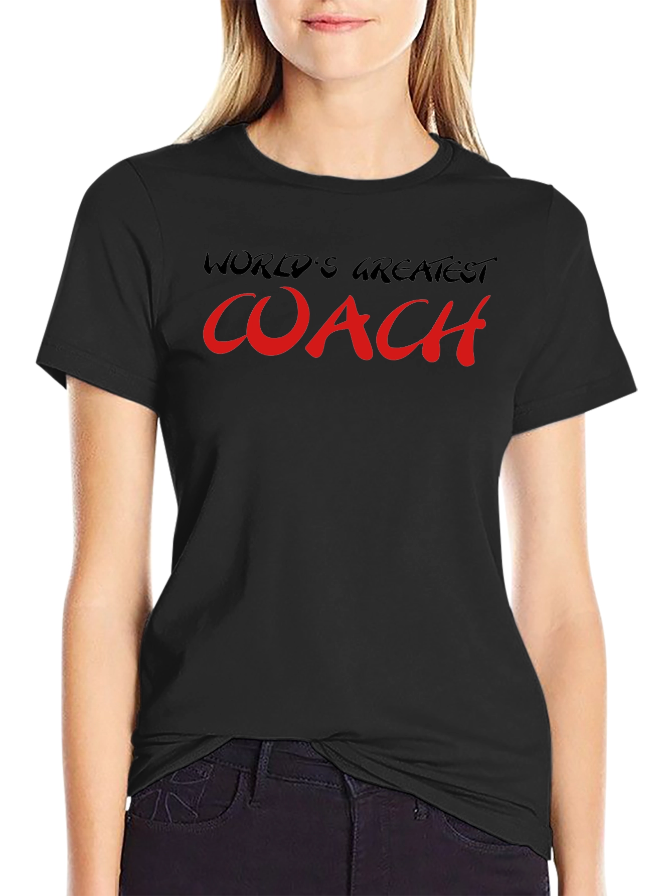 Worlds Greatest Coach T-Shirt - Black
