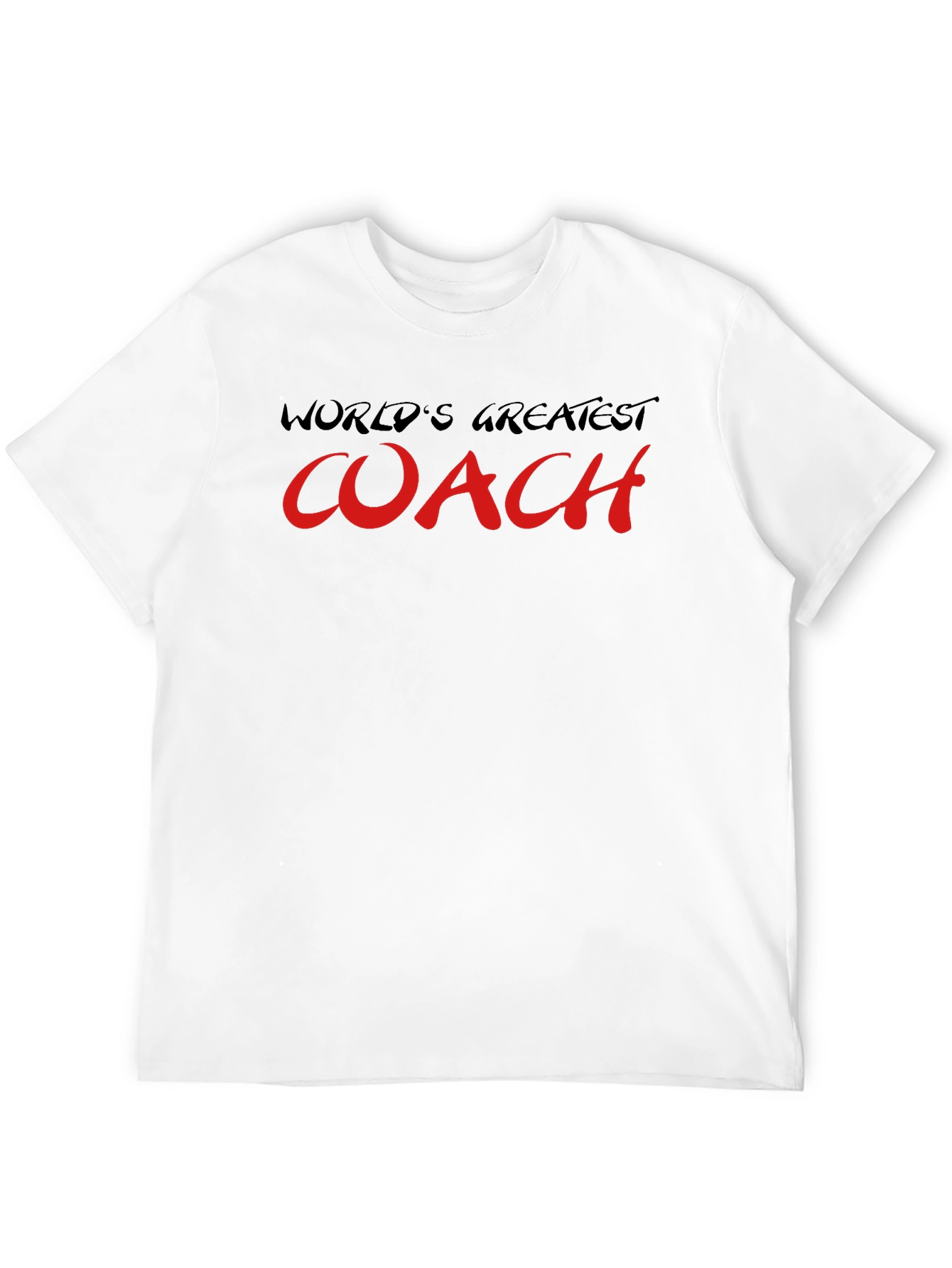 Worlds Greatest Coach T-Shirt - Black