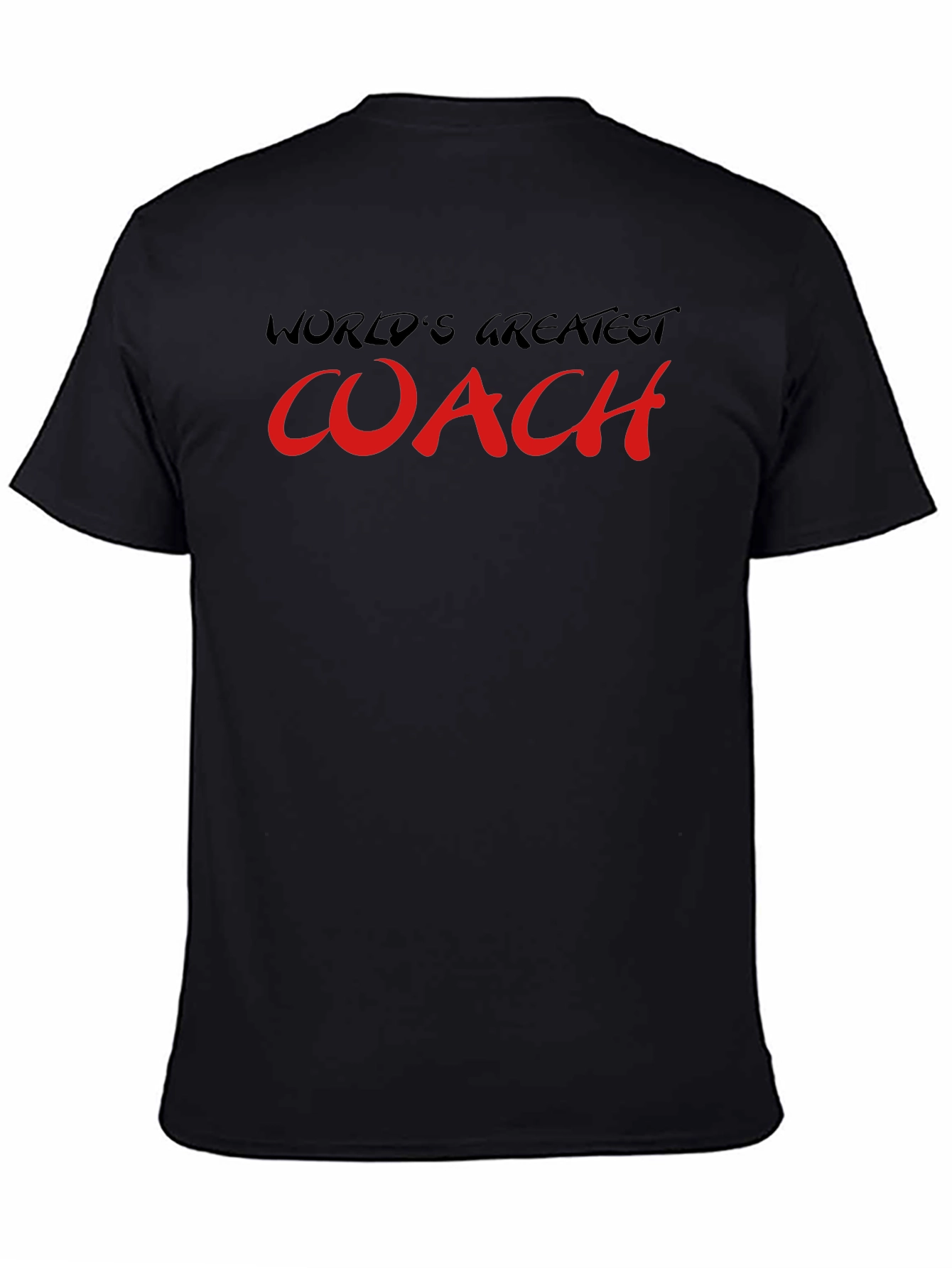 Worlds Greatest Coach T-Shirt - Black