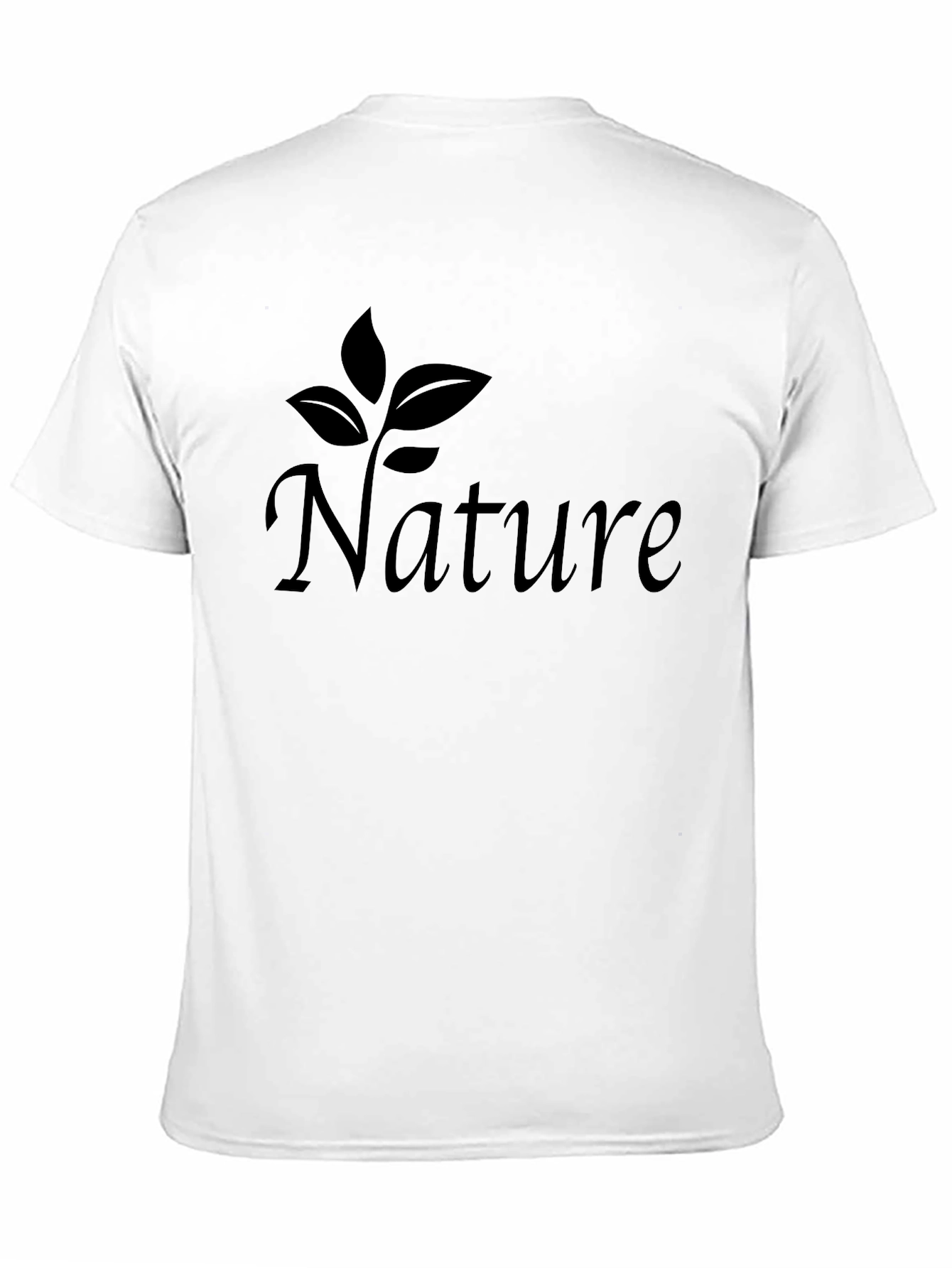 Nature Graphic Tee - Stylish Unisex Black T-Shirt