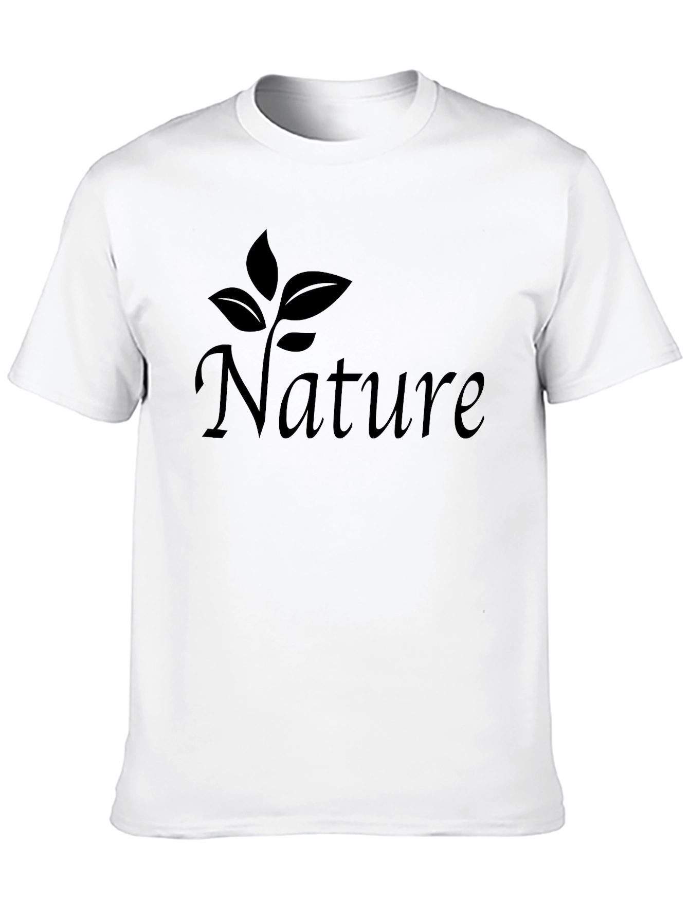 Nature Graphic Tee - Stylish Unisex Black T-Shirt