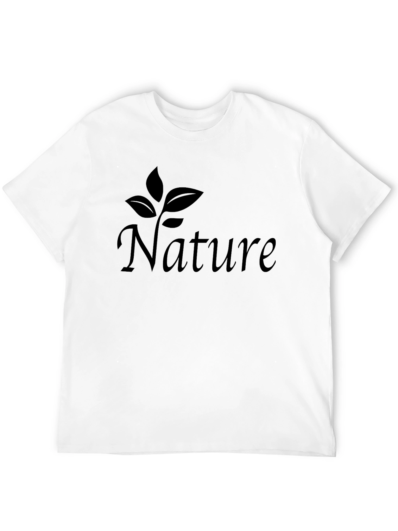 Nature Graphic Tee - Stylish Unisex Black T-Shirt