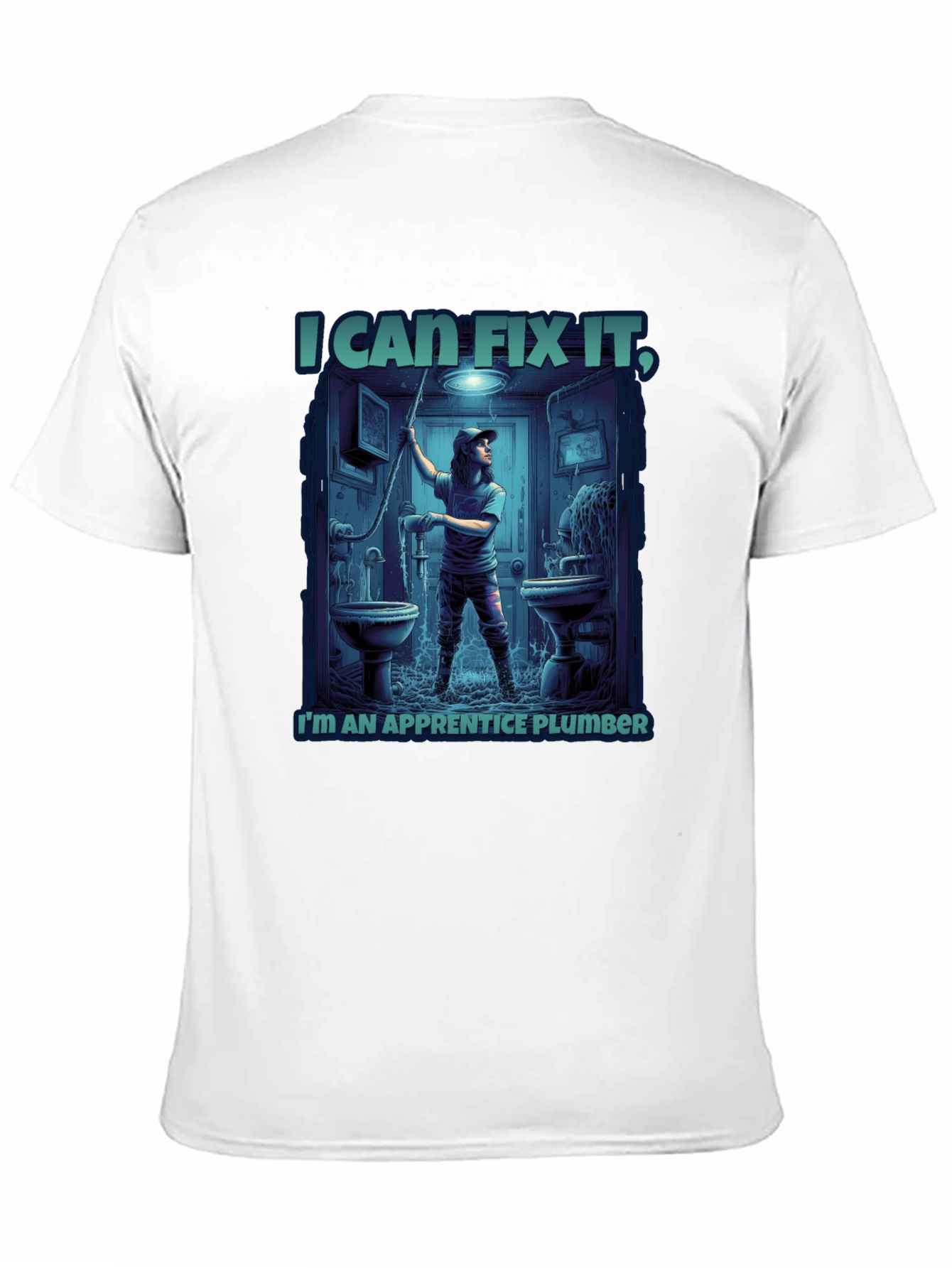 I Can Fix It Apprentice Plumber Graphic T-Shirt