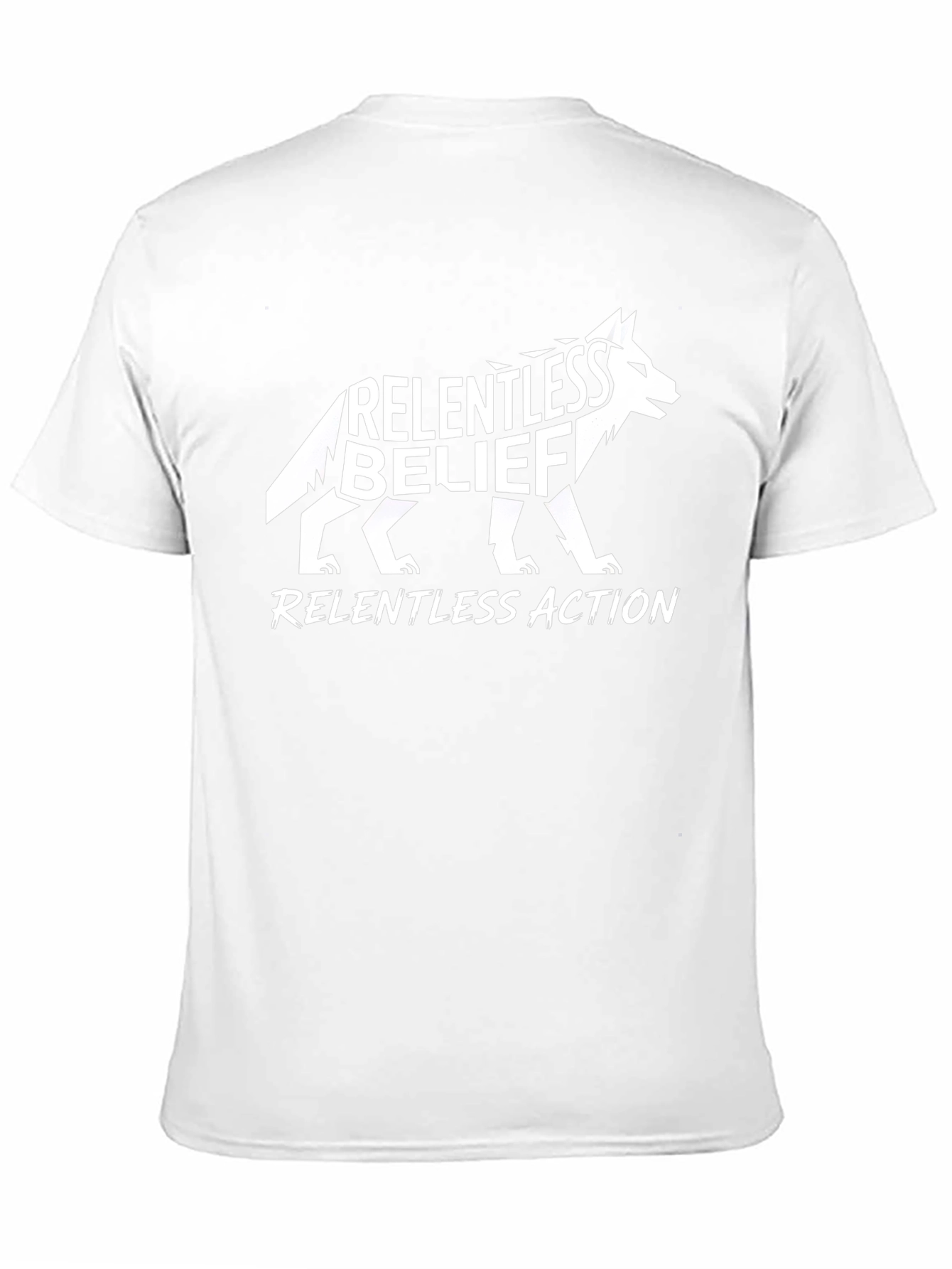 Relentless Belief Action Black Graphic Tee