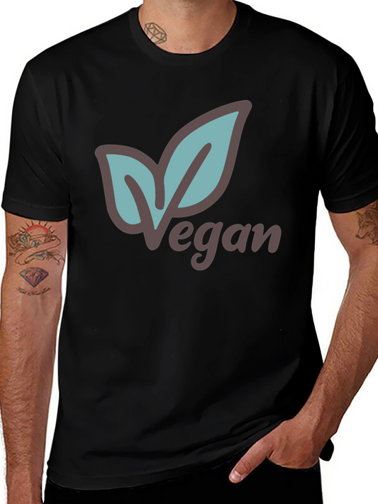 Vegan Leaf Graphic T-Shirt - Unisex