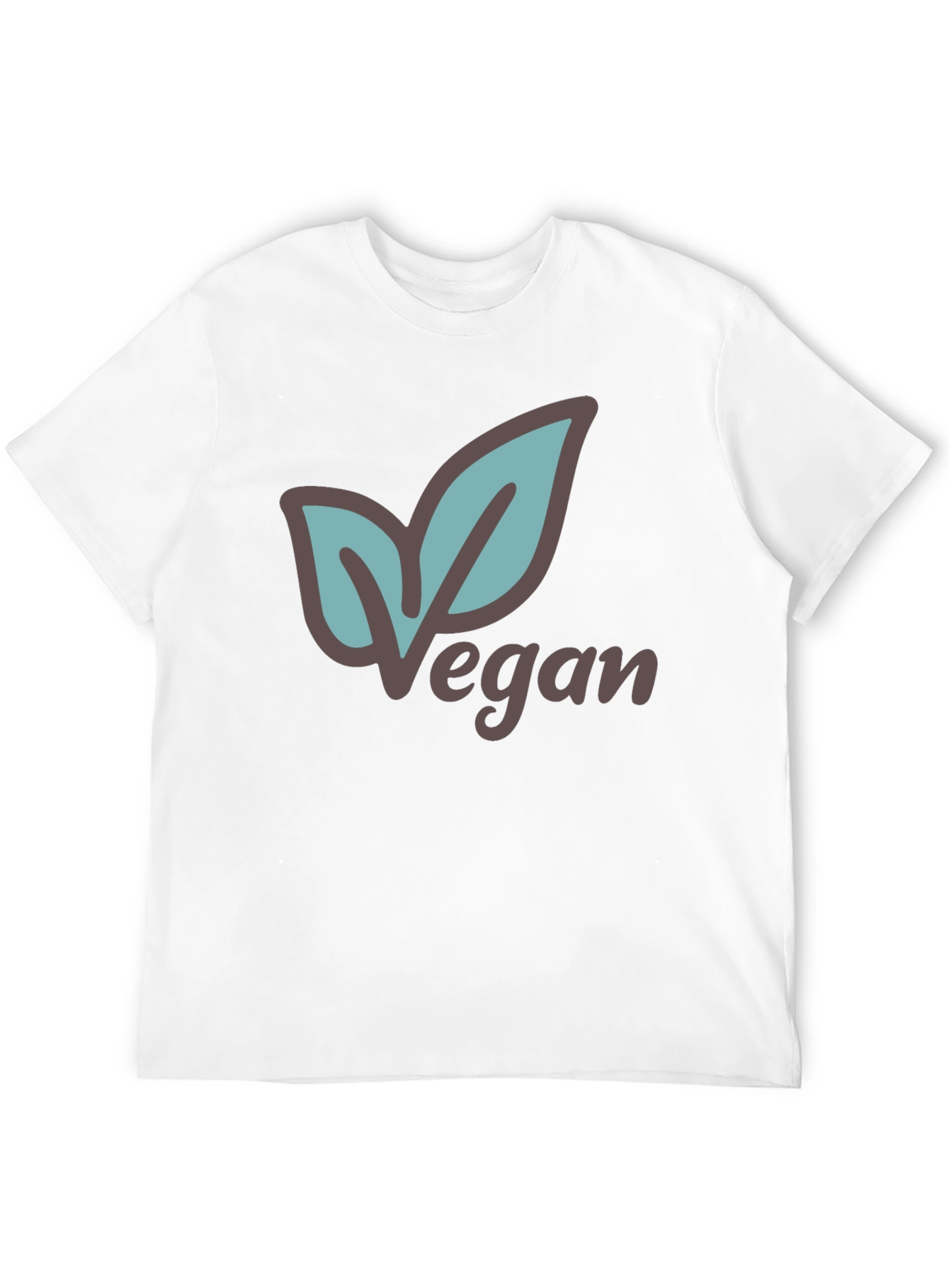 Vegan Leaf Graphic T-Shirt - Unisex