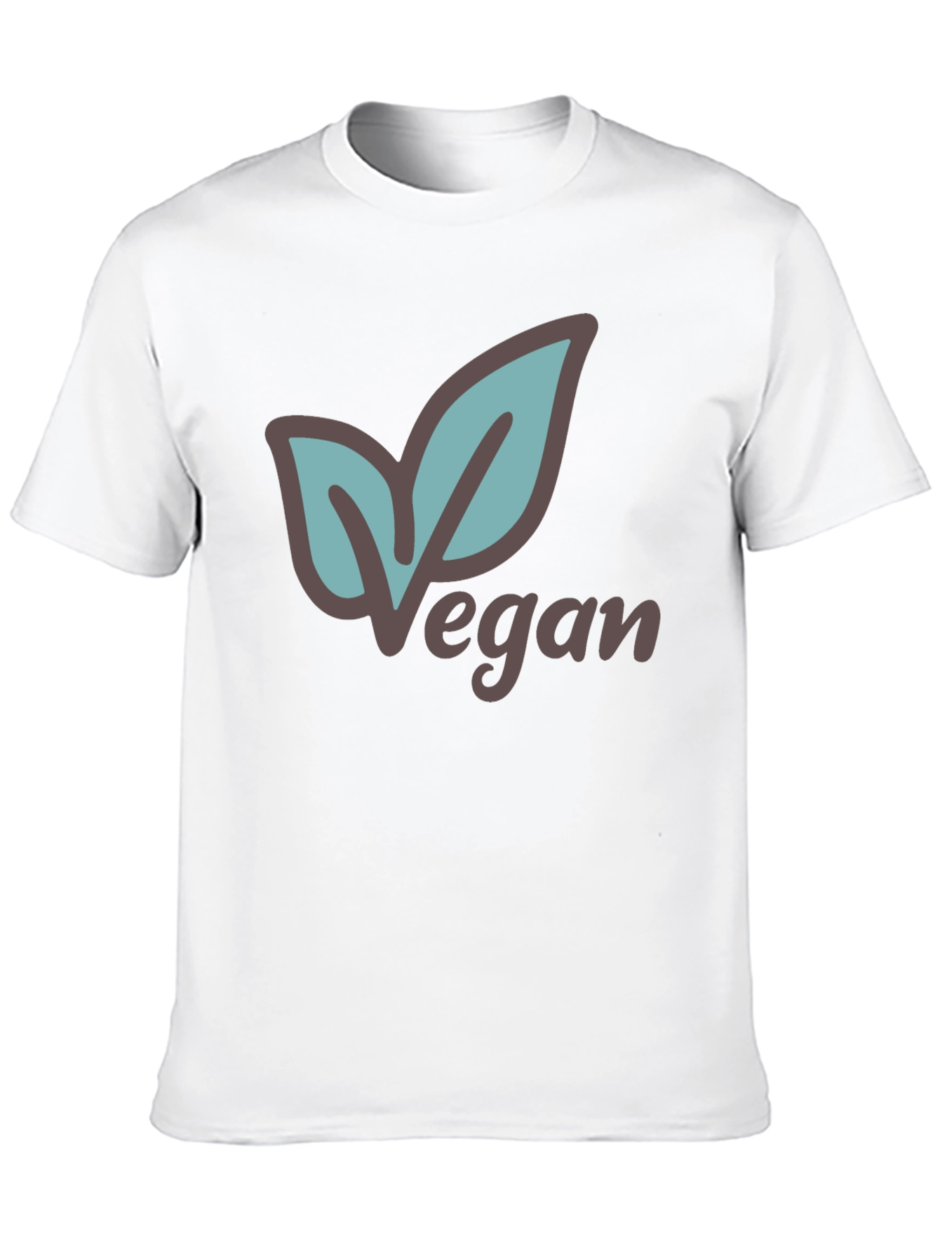 Vegan Leaf Graphic T-Shirt - Unisex