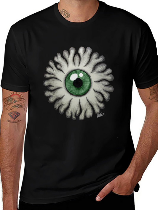 Eye See You - Graphic Print Black T-Shirt