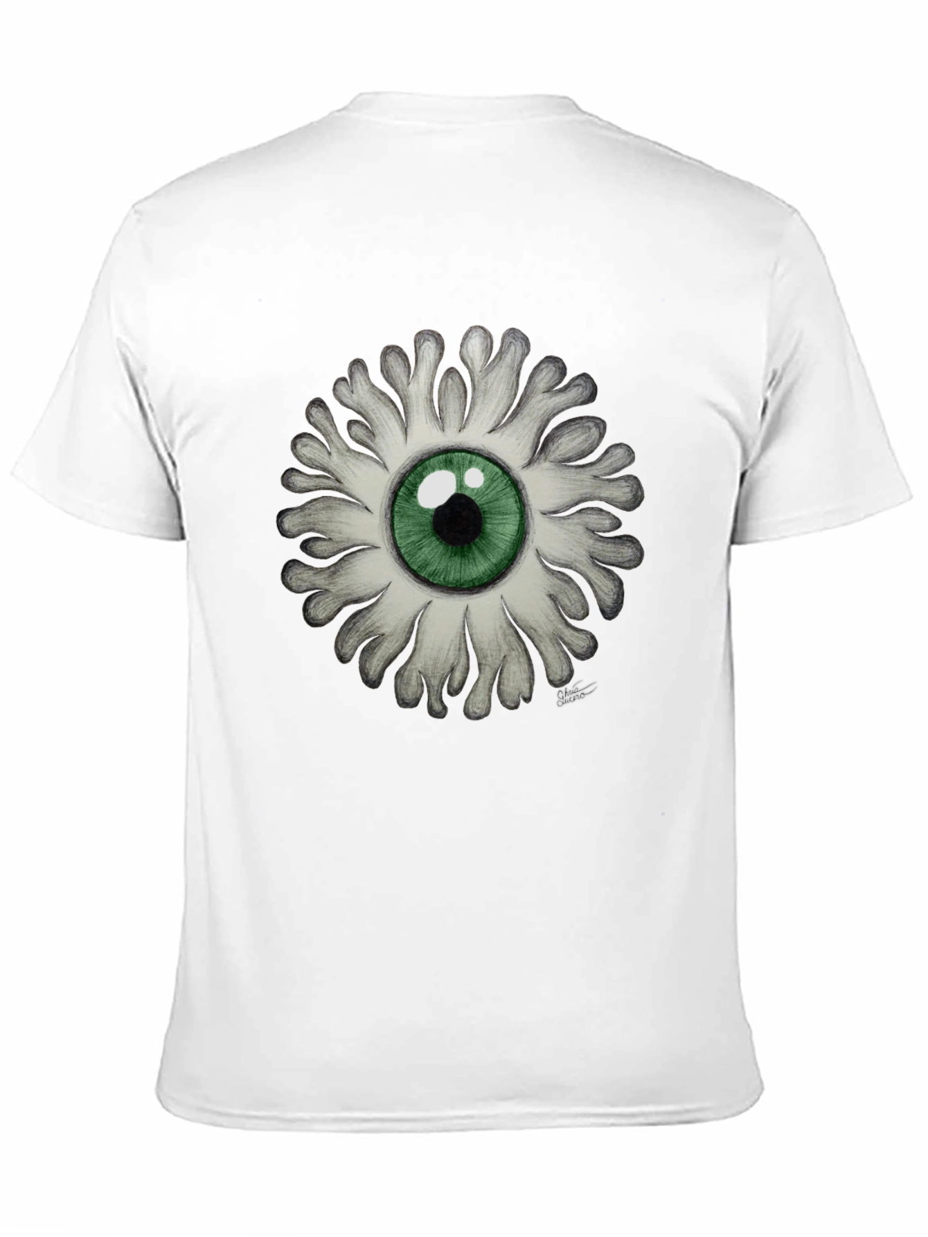 Eye See You - Graphic Print Black T-Shirt