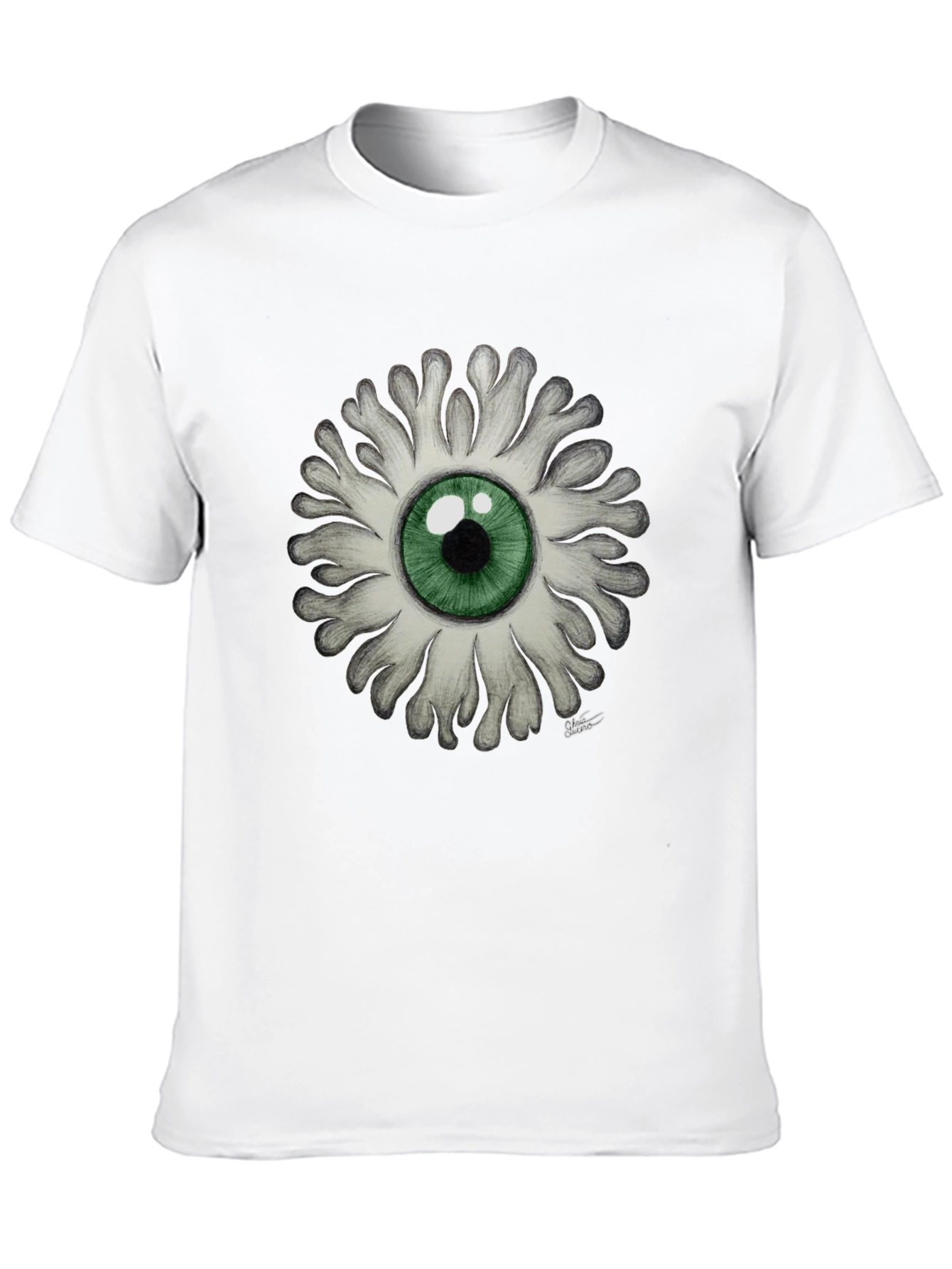 Eye See You - Graphic Print Black T-Shirt