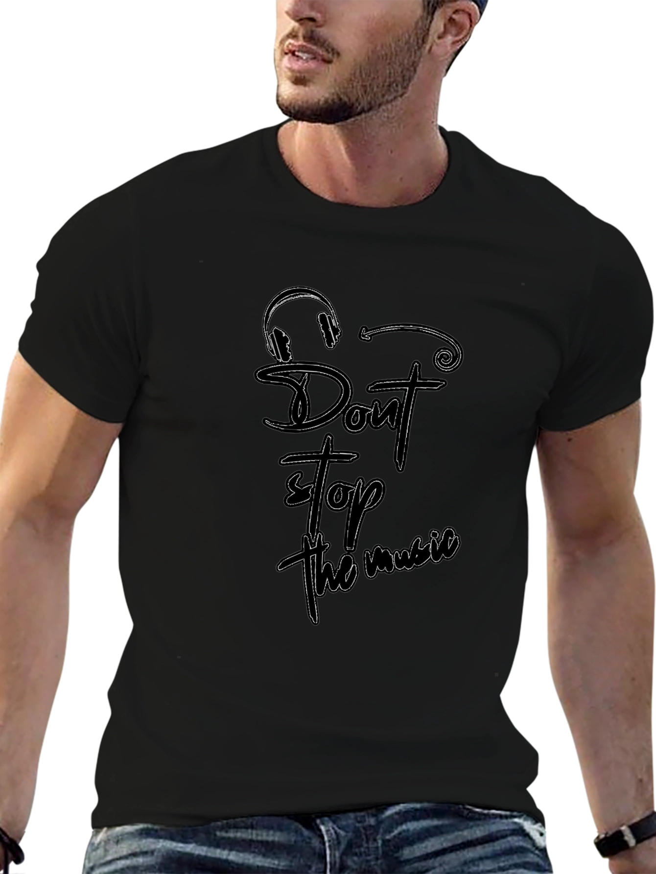 Dont Stop the Music Graphic Tee