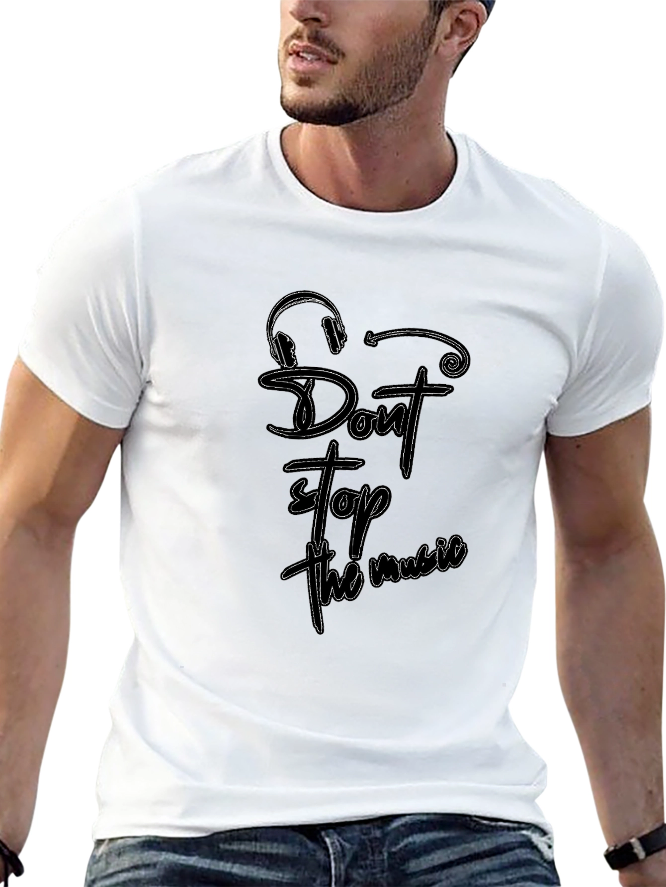 Dont Stop the Music Graphic Tee