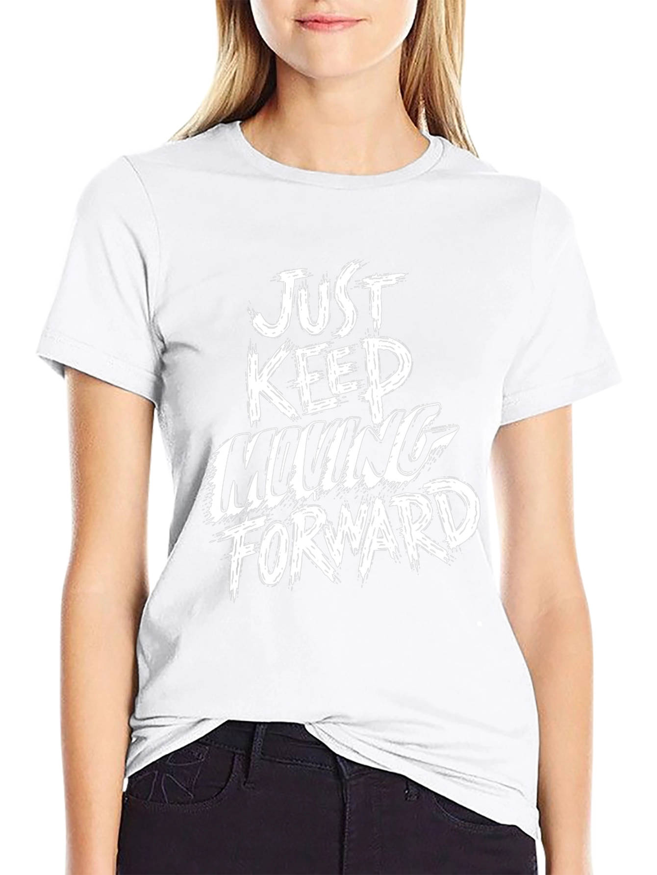 Just Keep Moving Forward Graphic Tee