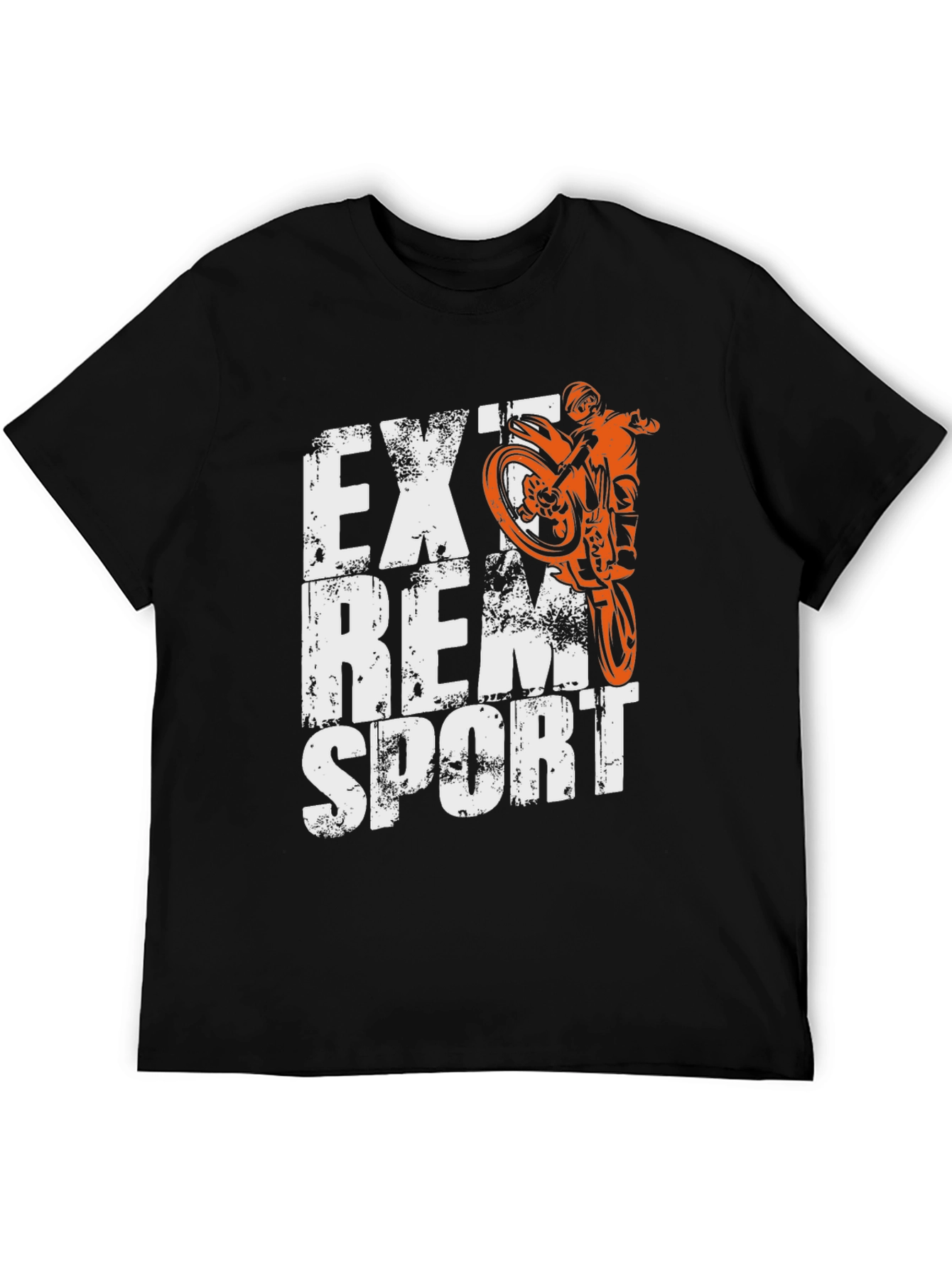 Extreme Sports Motorcycle Graphic T-Shirt